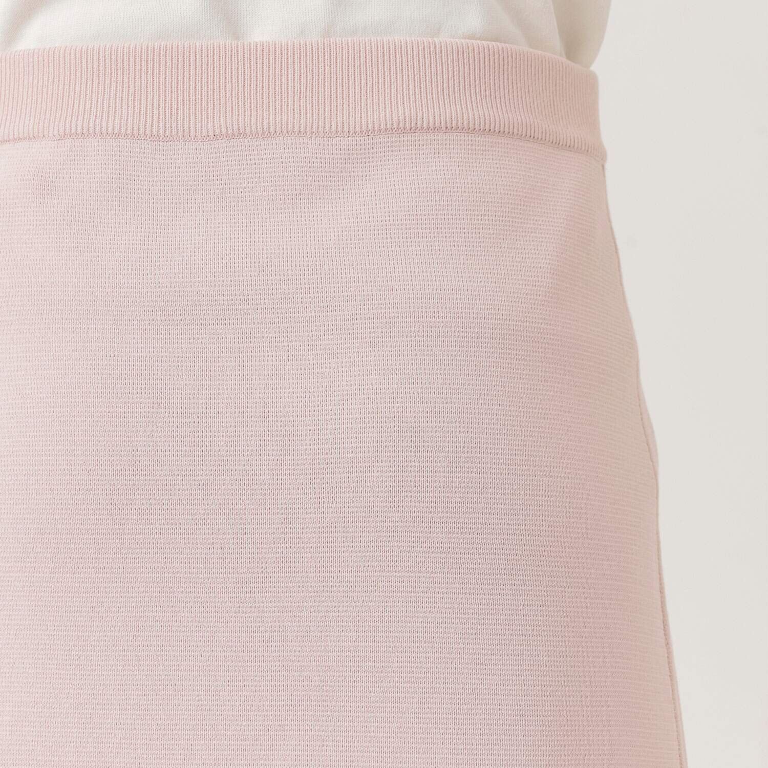 エマキュレイト 日本製 ホールガーメント ミラノリブ フレアースカート