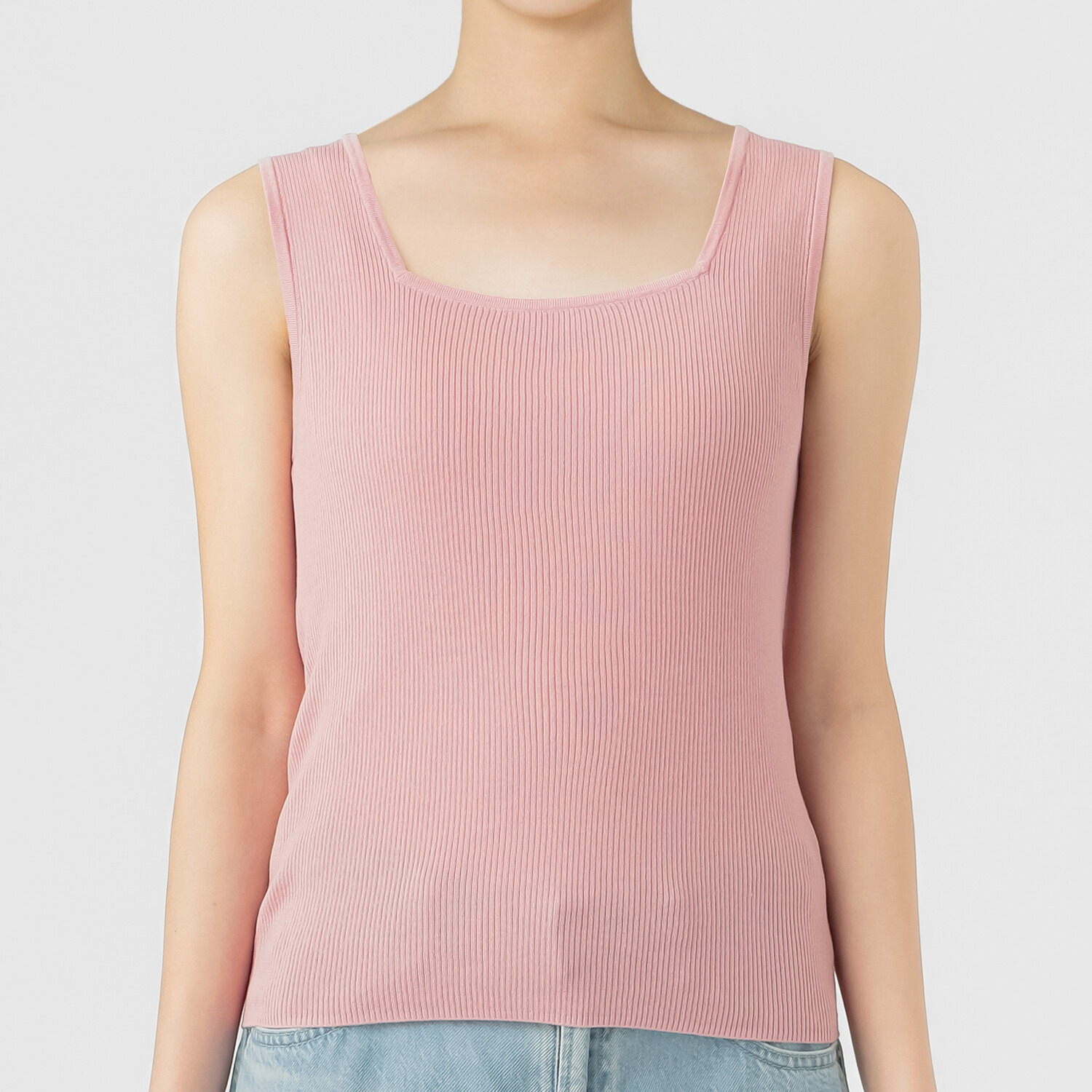 エマキュレイト スクエアネック ２ウェイ タンクトップ