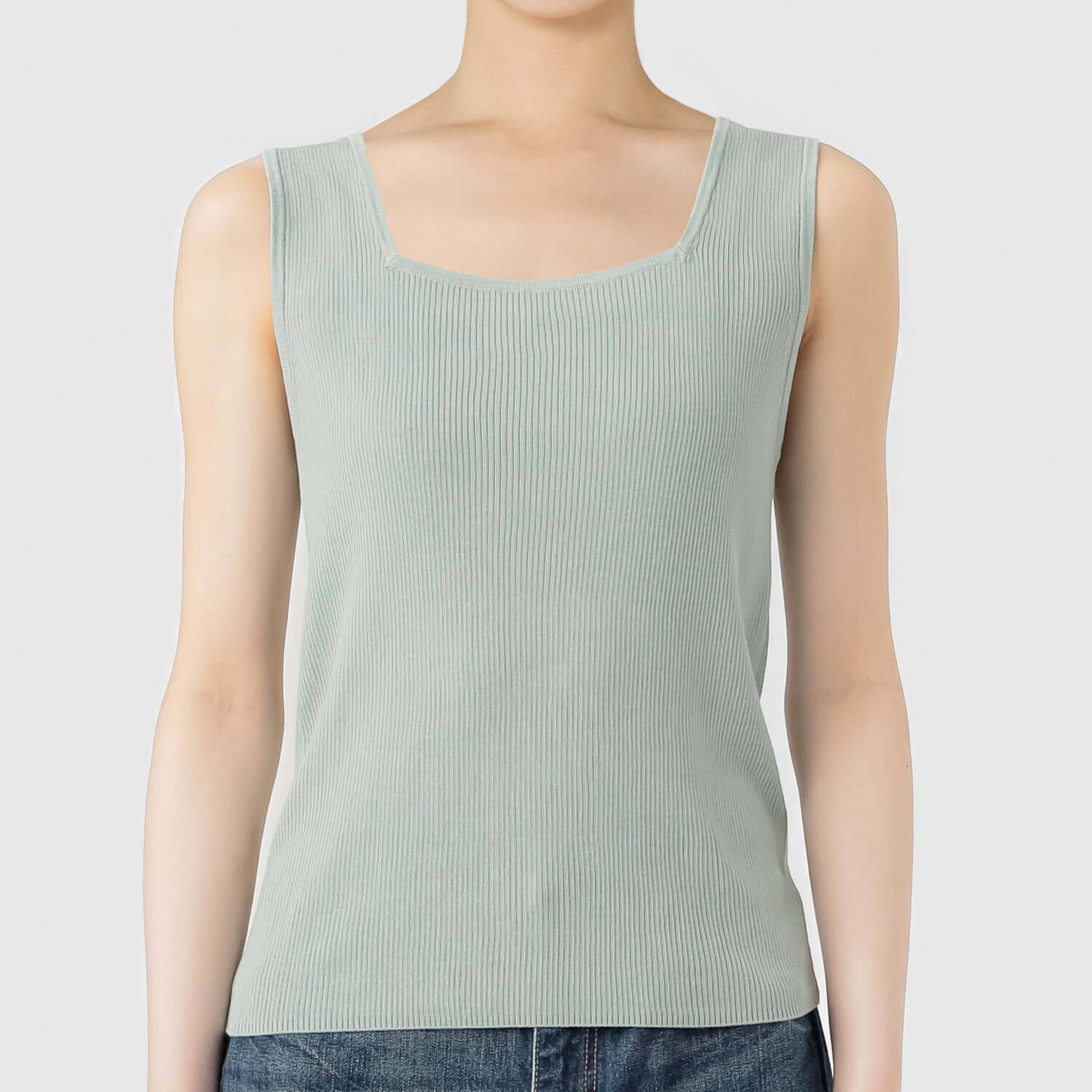 エマキュレイト スクエアネック ２ウェイ タンクトップ