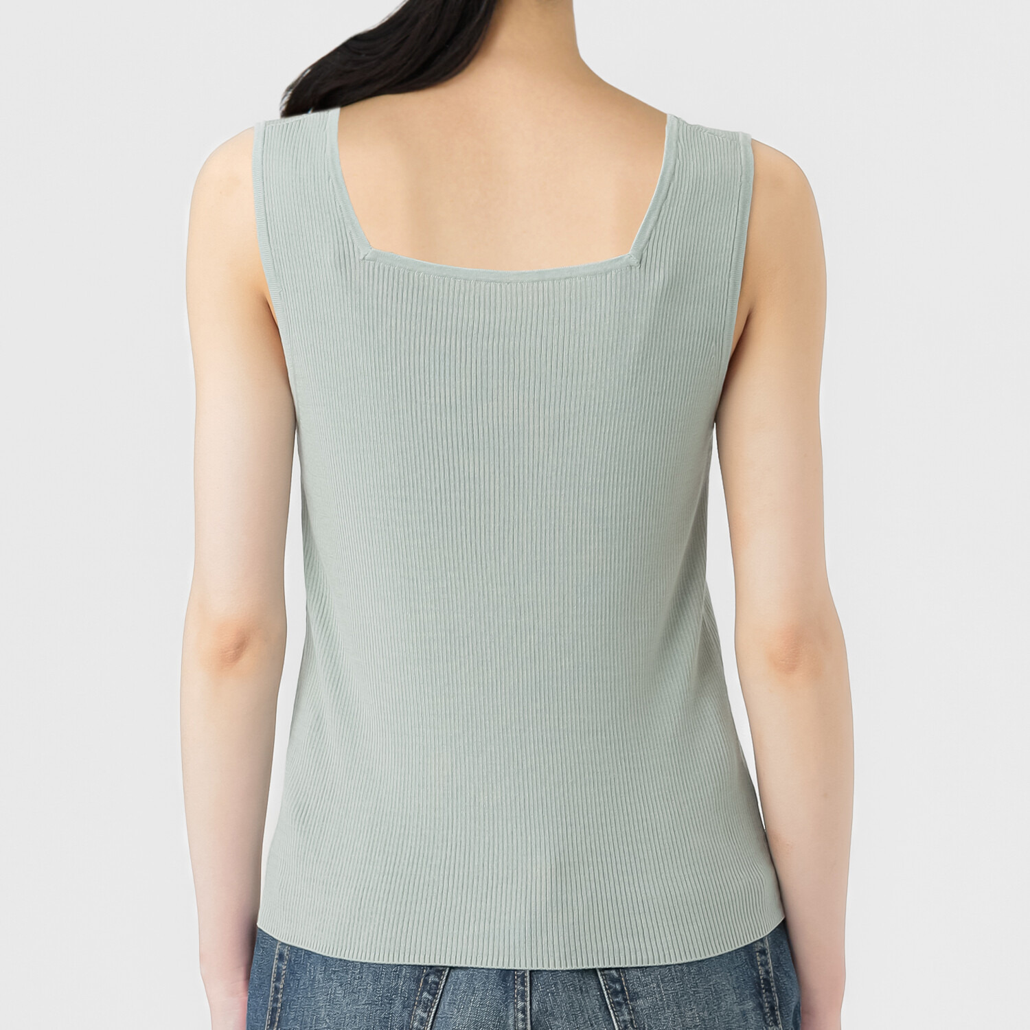 エマキュレイト スクエアネック ２ウェイ タンクトップ