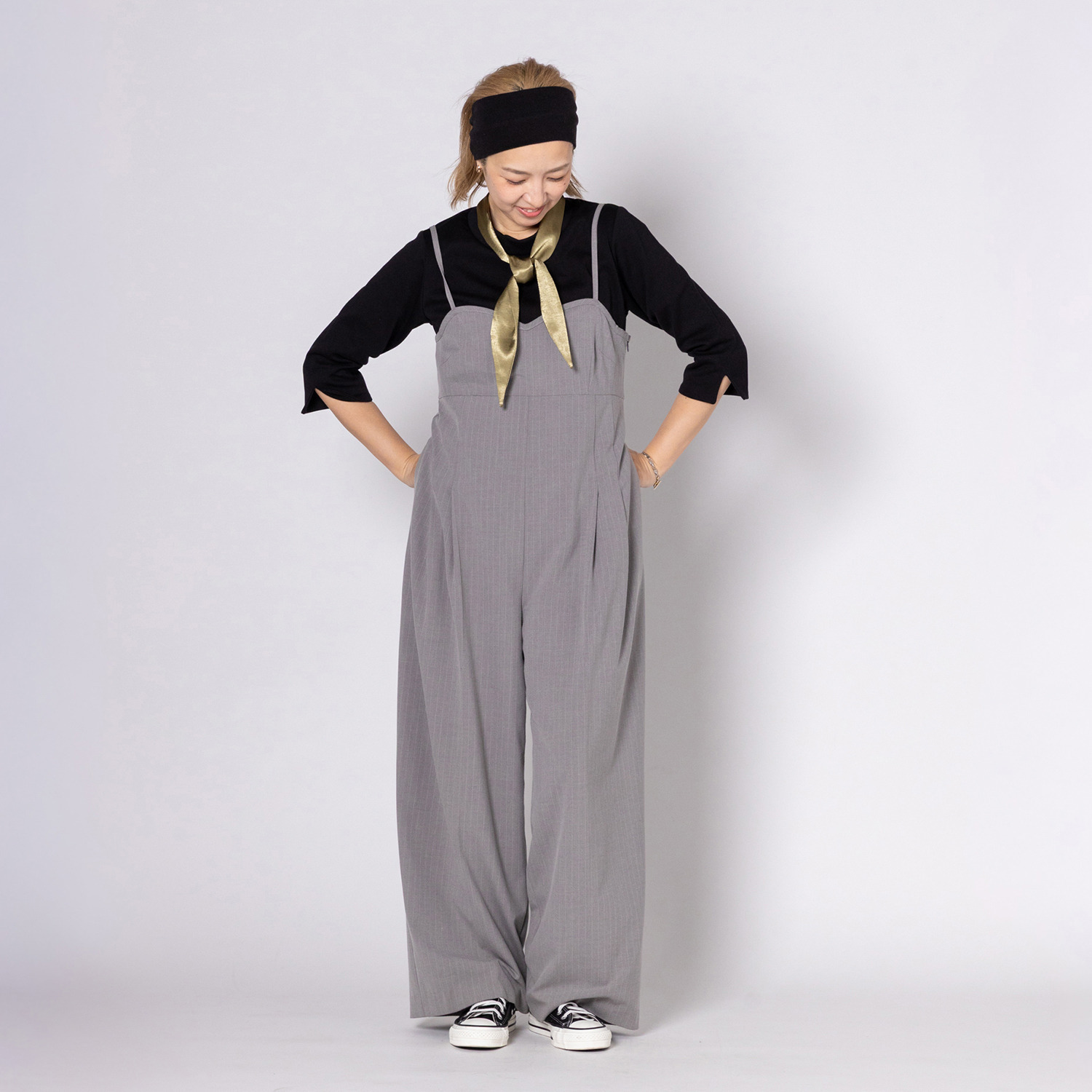 リミナル スカーフ付 プルオーバー