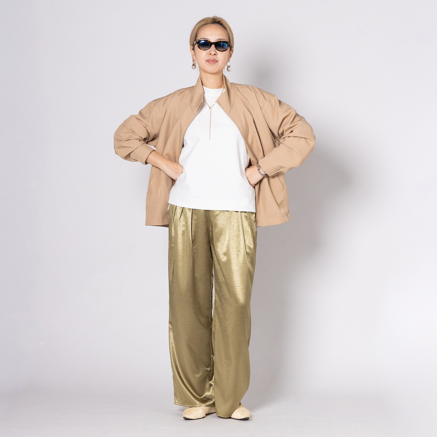 リミナル スカーフ付 プルオーバー