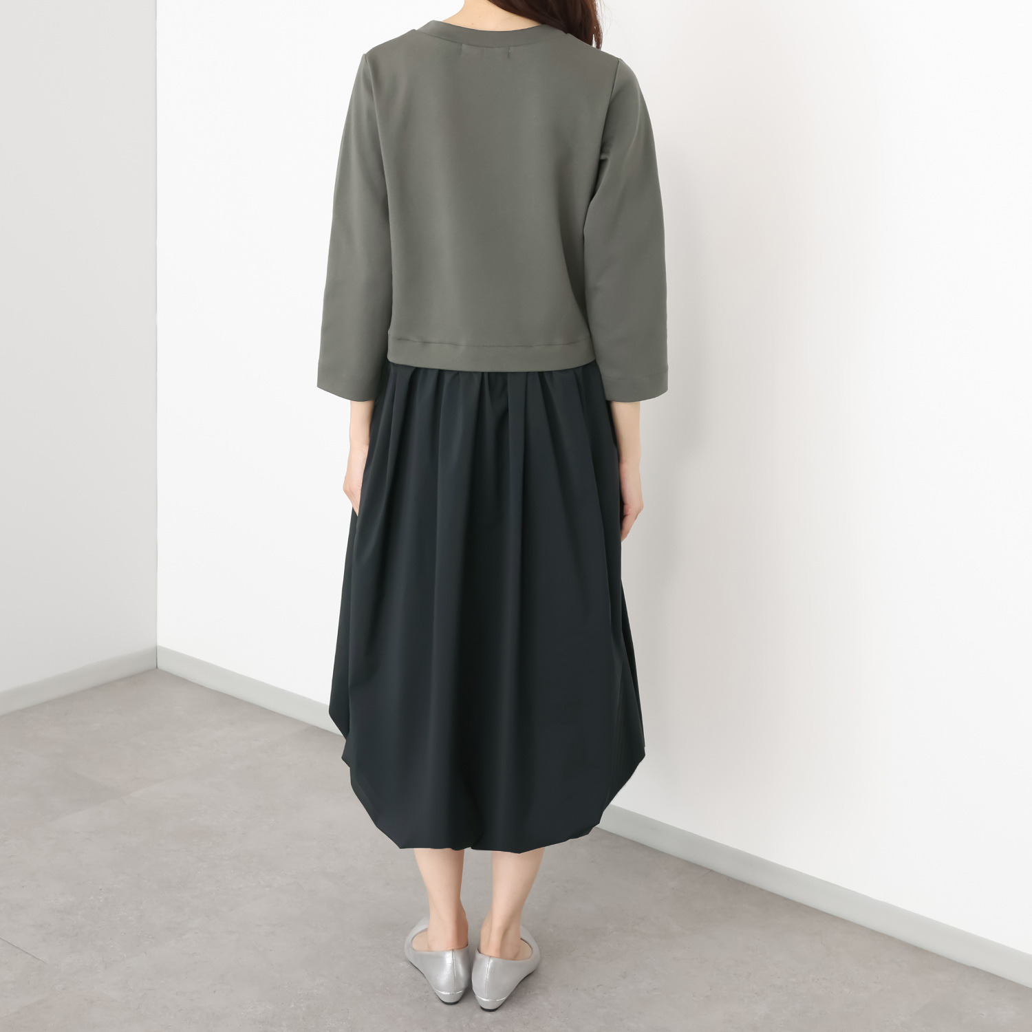 リミナル バルーンフォルム ワンピース