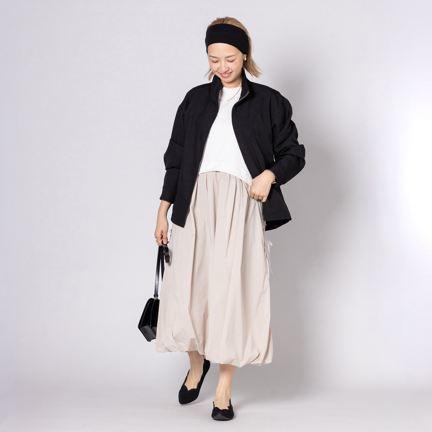 リミナル バルーンフォルム ワンピース