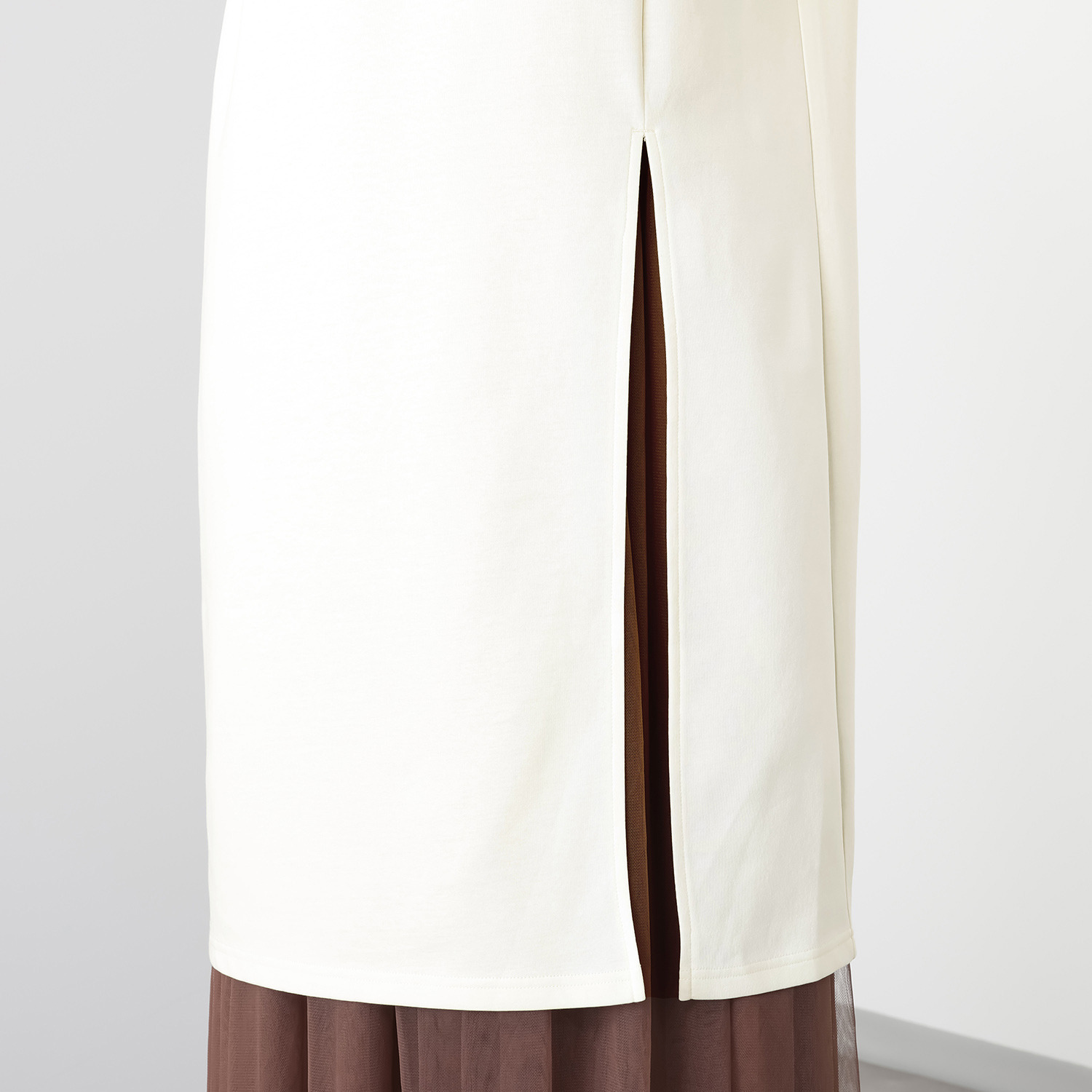 リラリー 七分袖 カットソー ロングチュニック