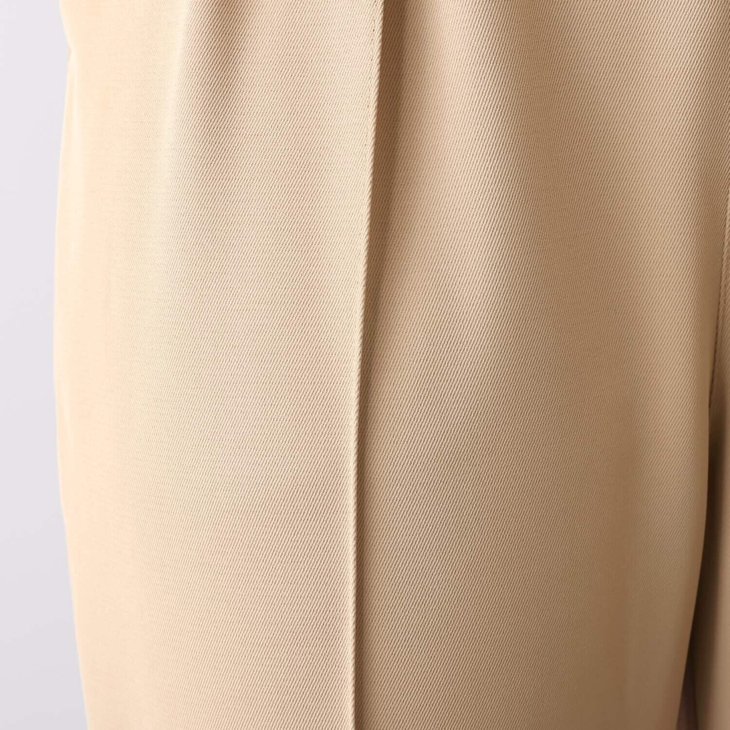 Ｓ３５７プラス 小柄さんのための 上品見え イージー テーパードパンツ