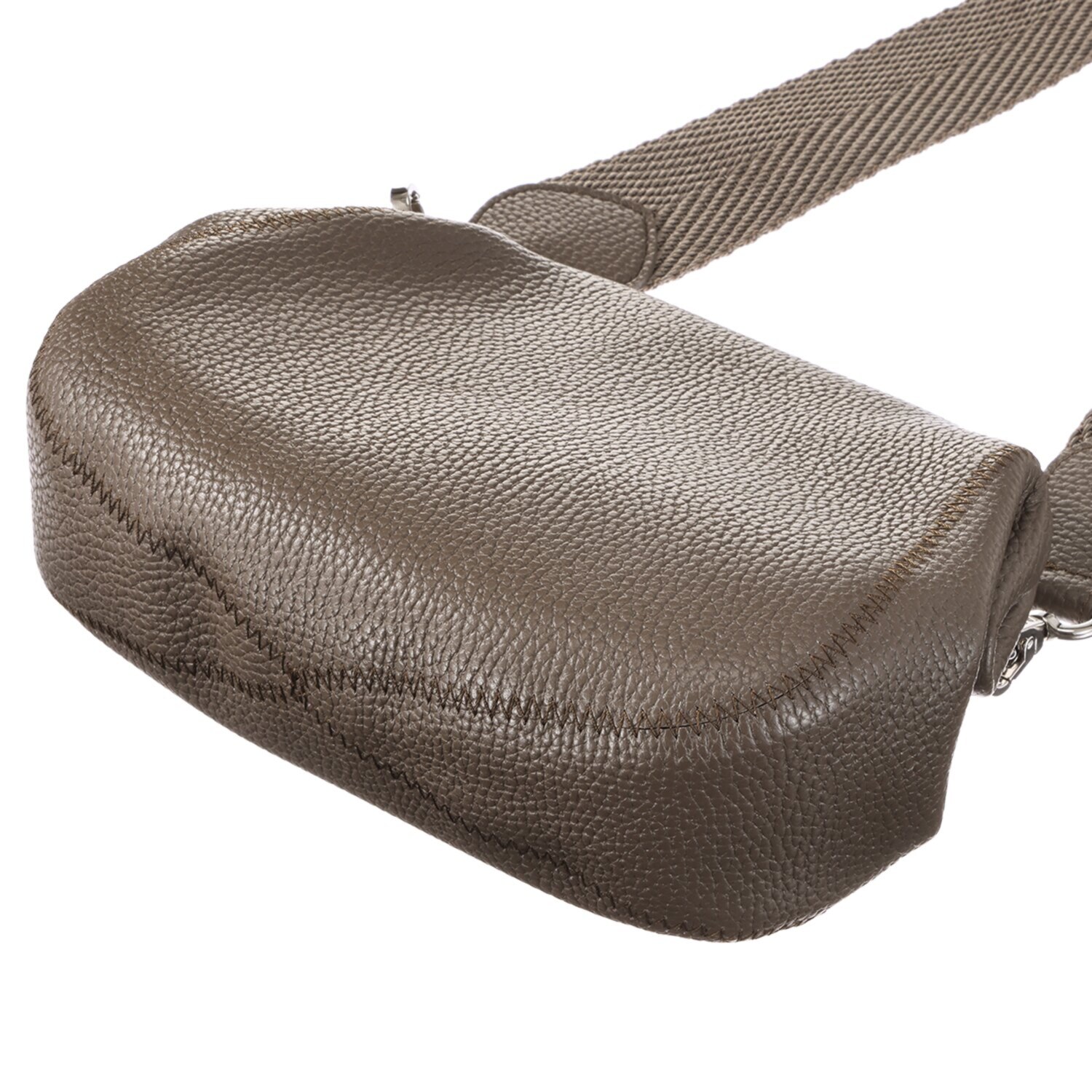 エーディーエムジェイ 牛革シュリンク型押し 口金２ウェイバッグ