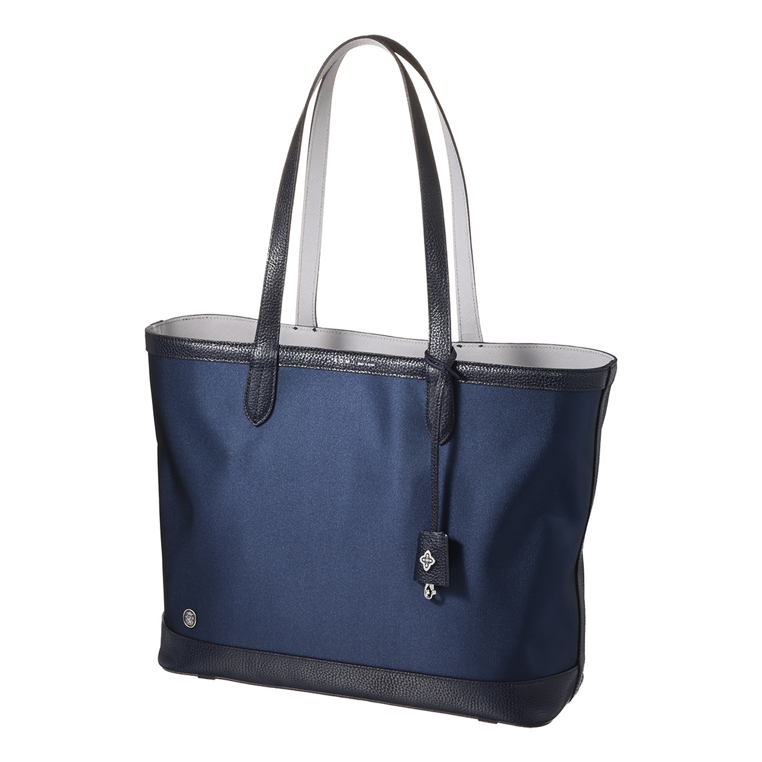 エーディーエムジェイ はっ水 ナイロンリュクス アールデコクロシェット トートバッグ