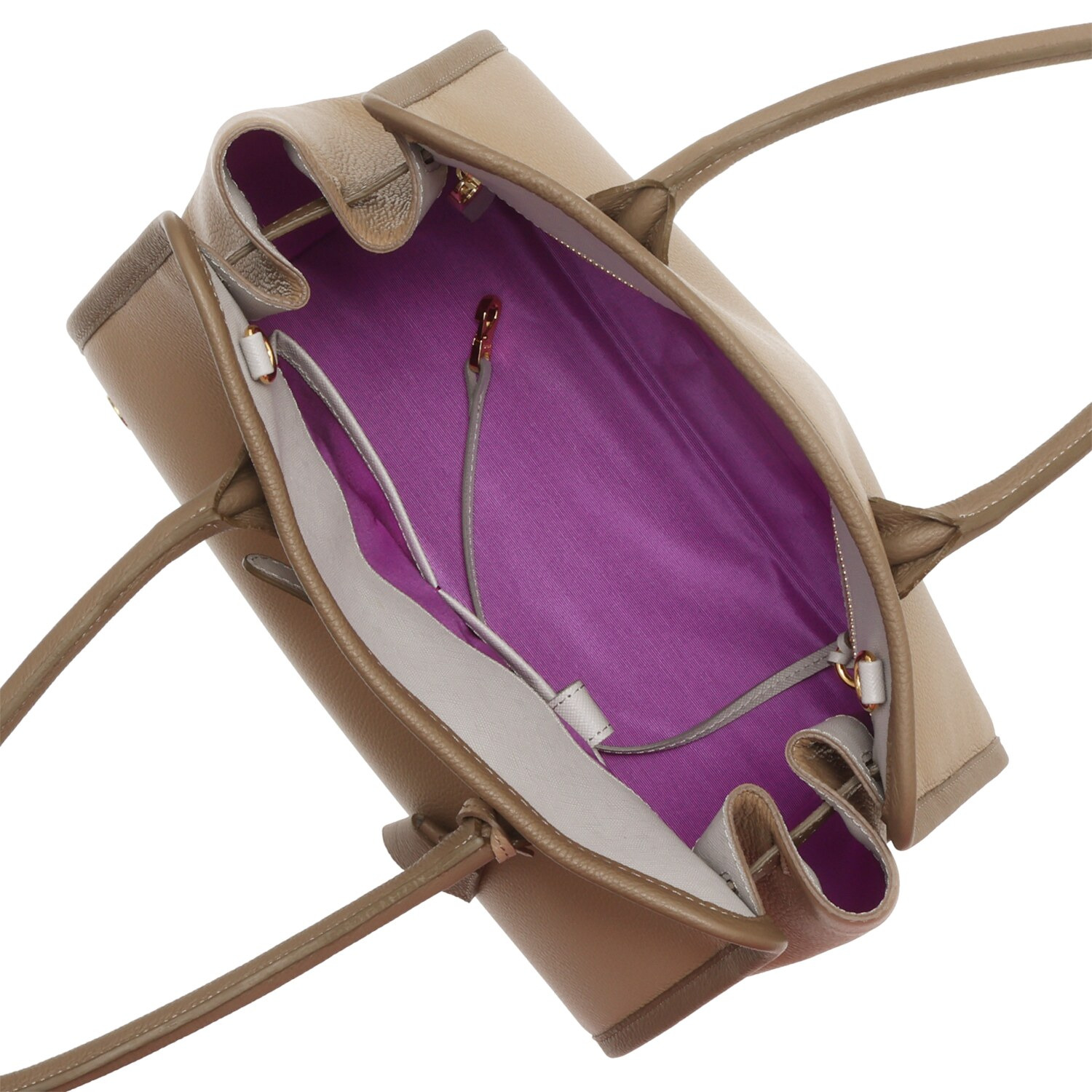 エーディーエムジェイ スパニッシュレザー バイカラートートバッグ