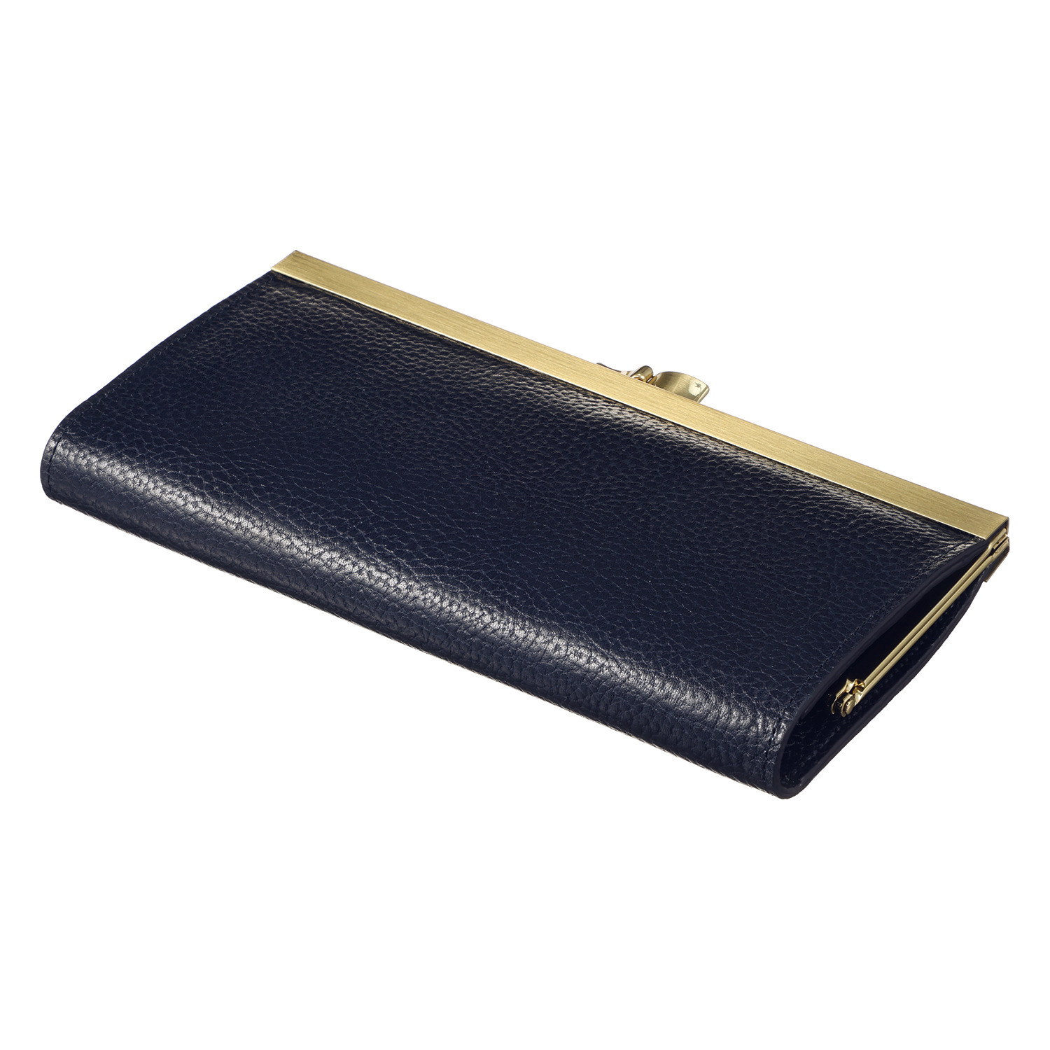 エーディーエムジェイ イタリアンレザー アールデコモティーフ がま口ウォレット