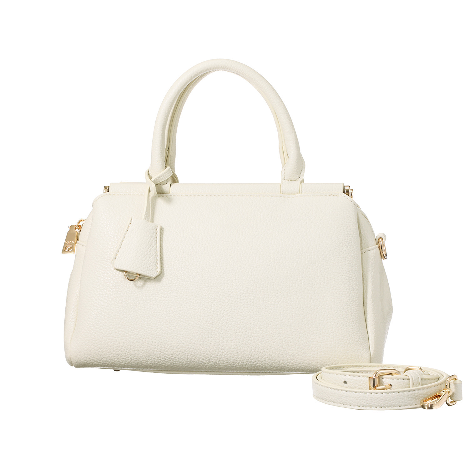 グッシオイタリー キーチャーム付 ２ウェイ スクエア型バッグ