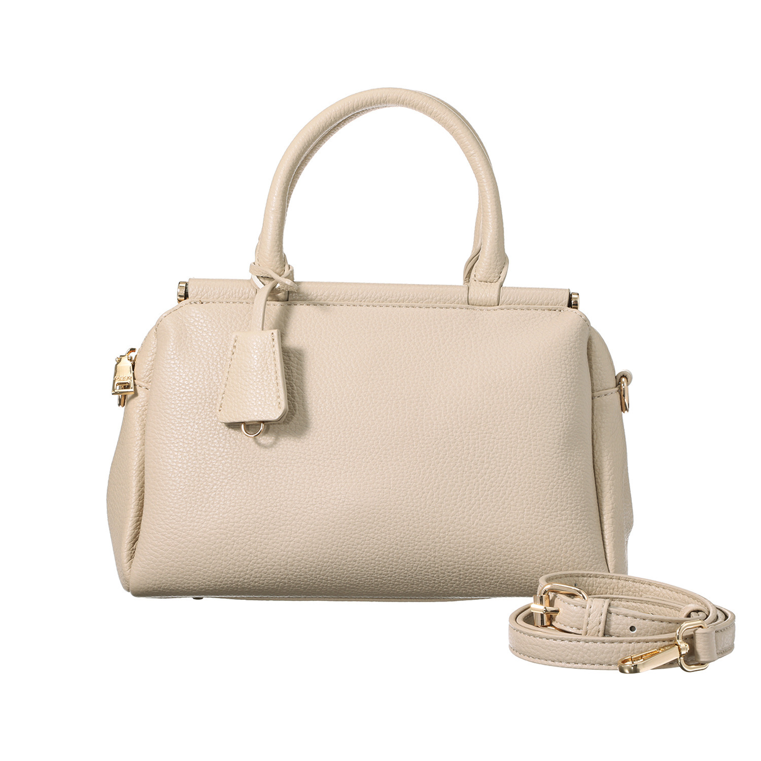 グッシオイタリー キーチャーム付 ２ウェイ スクエア型バッグ