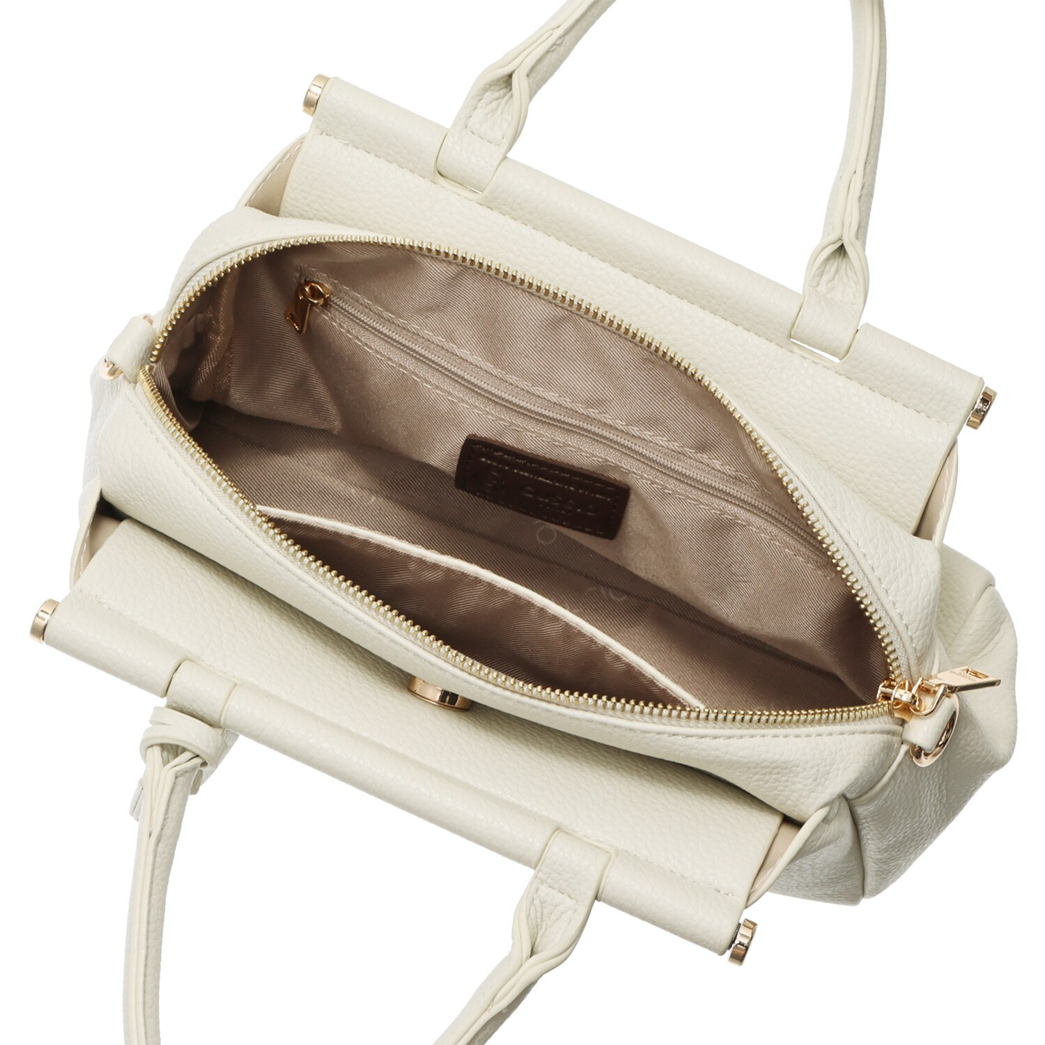 グッシオイタリー キーチャーム付 ２ウェイ スクエア型バッグ