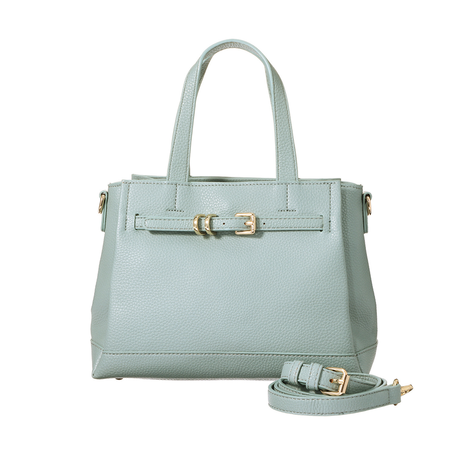 グッシオイタリー ベルトデザイン ２ウェイハンドバッグ