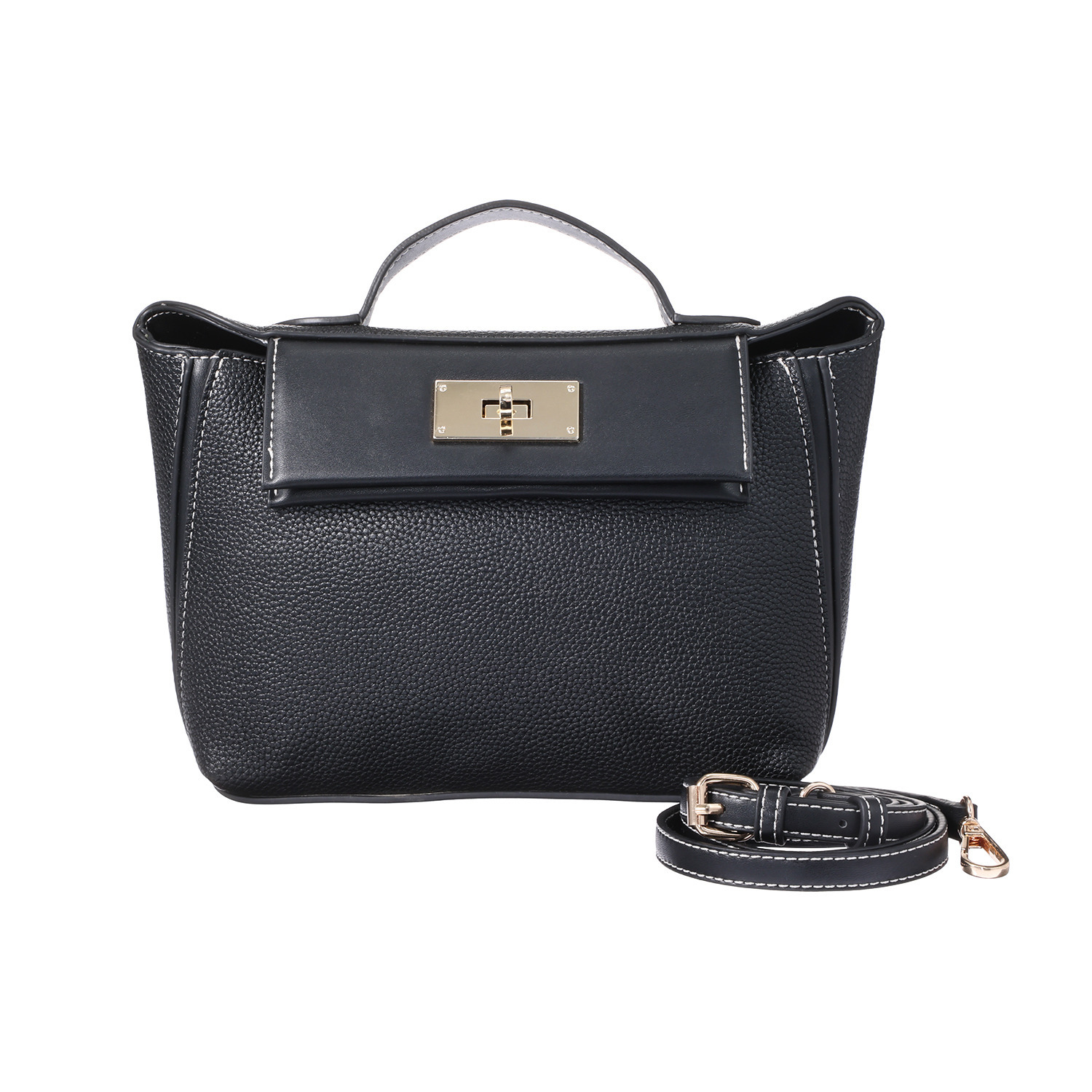 グッシオイタリー ターンロックデザイン ２ウェイミニバッグ