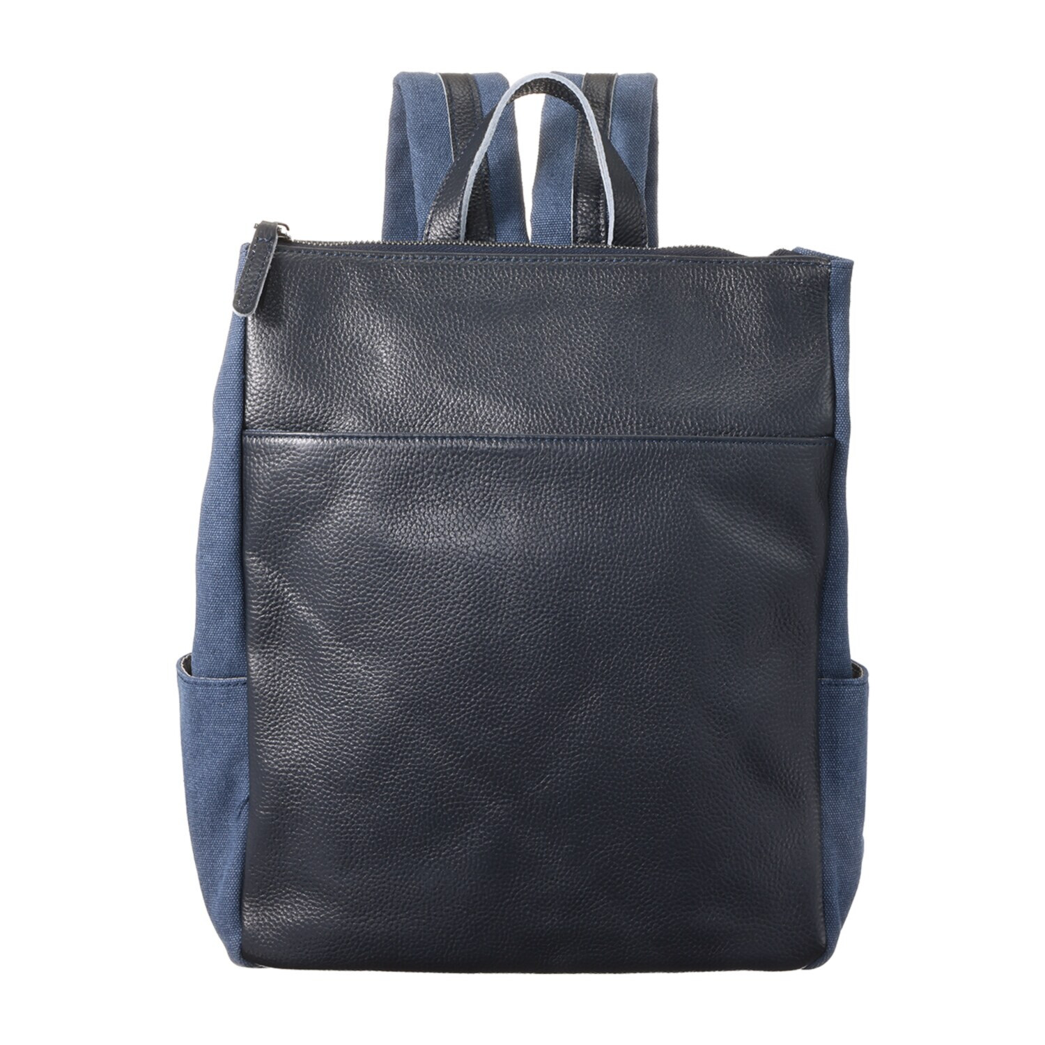 グッシオイタリー 牛革×キャンバス リュック