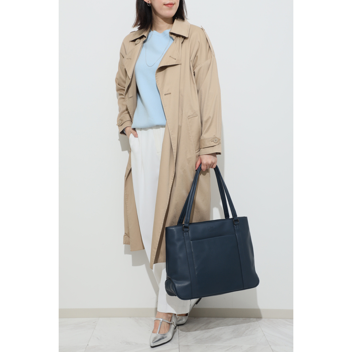 グッシオイタリー ビッグポケット トートバッグ ＜メンズ＞