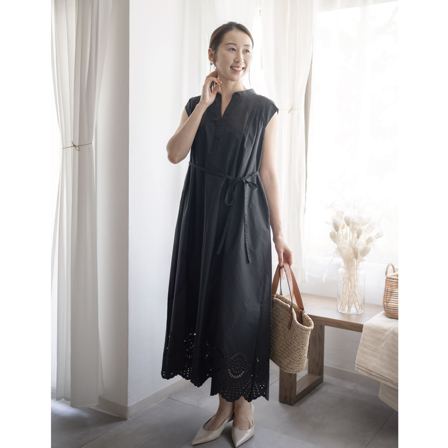 ヘ・エラ お楽しみ袋 セットでうれしい！ カットワークワンピース＆ カラーはお任せ ボレロ