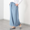 イシカワラボ★ヒトミ ストレッチツイル ドロストアクセント セミワイドパンツ