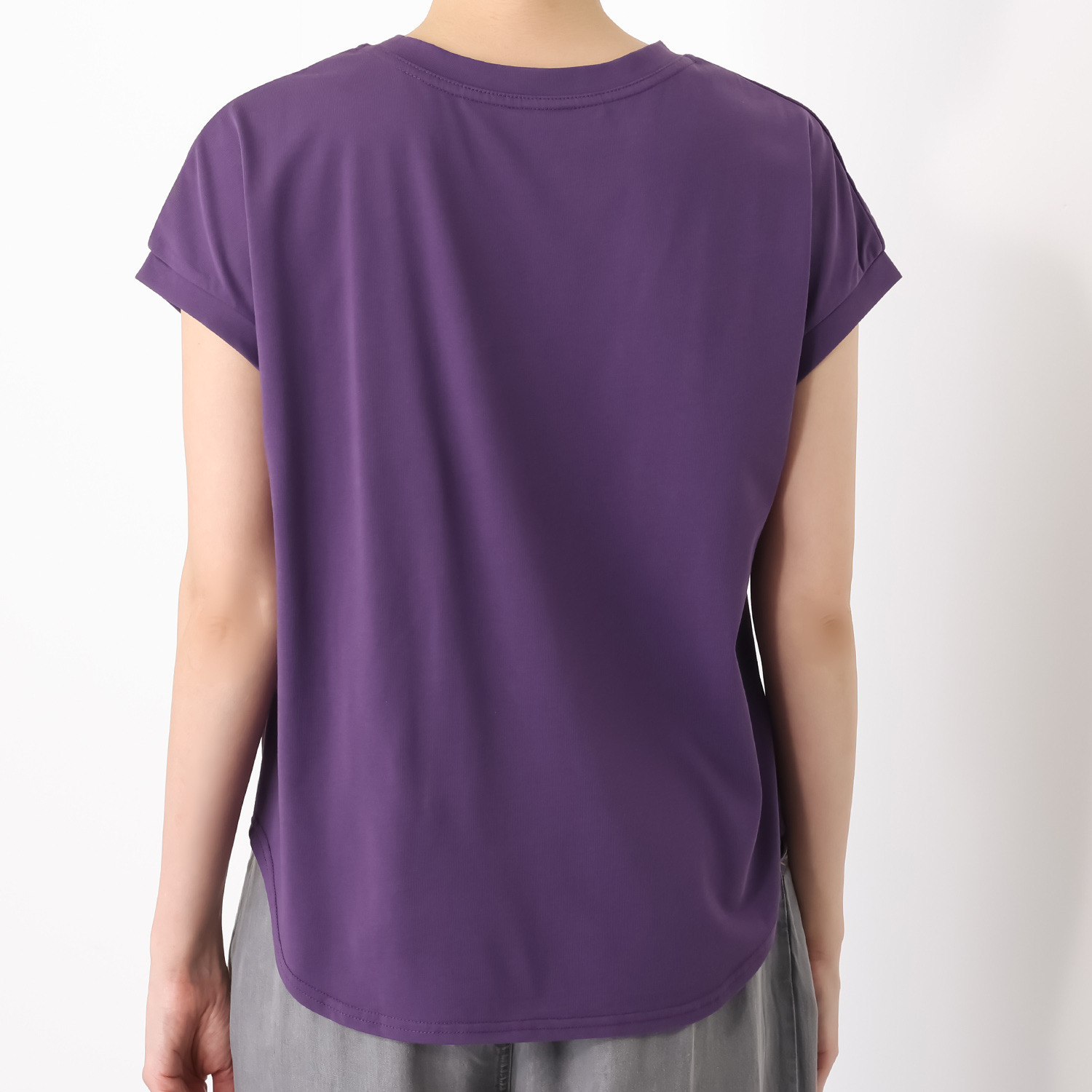 スタイル・ラヴィー 接触冷感 フラミンゴモティーフ スパンコール＆ 刺しゅうアクセント プルオーバー