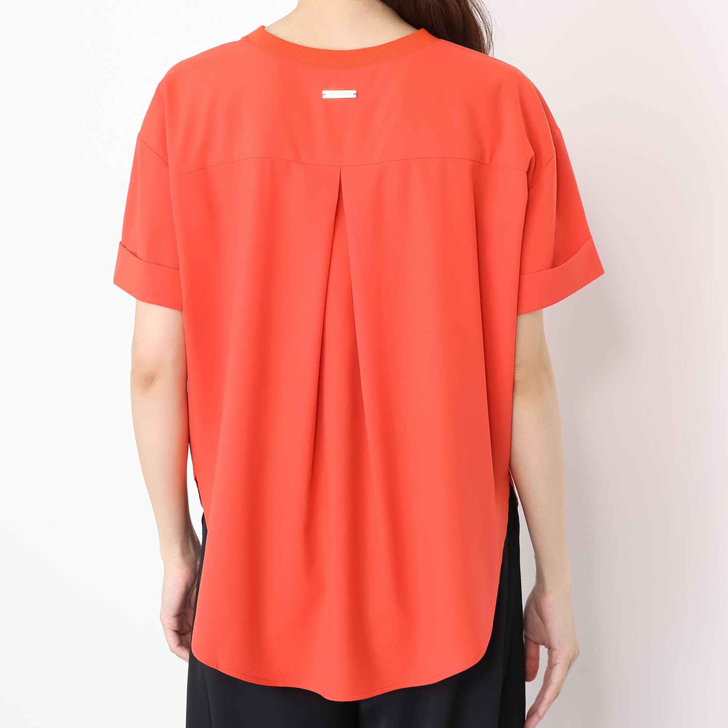 ヘブンアンドアース ＵＶカット・接触冷感 ラインストーン×刺しゅう メッセージＴブラウス