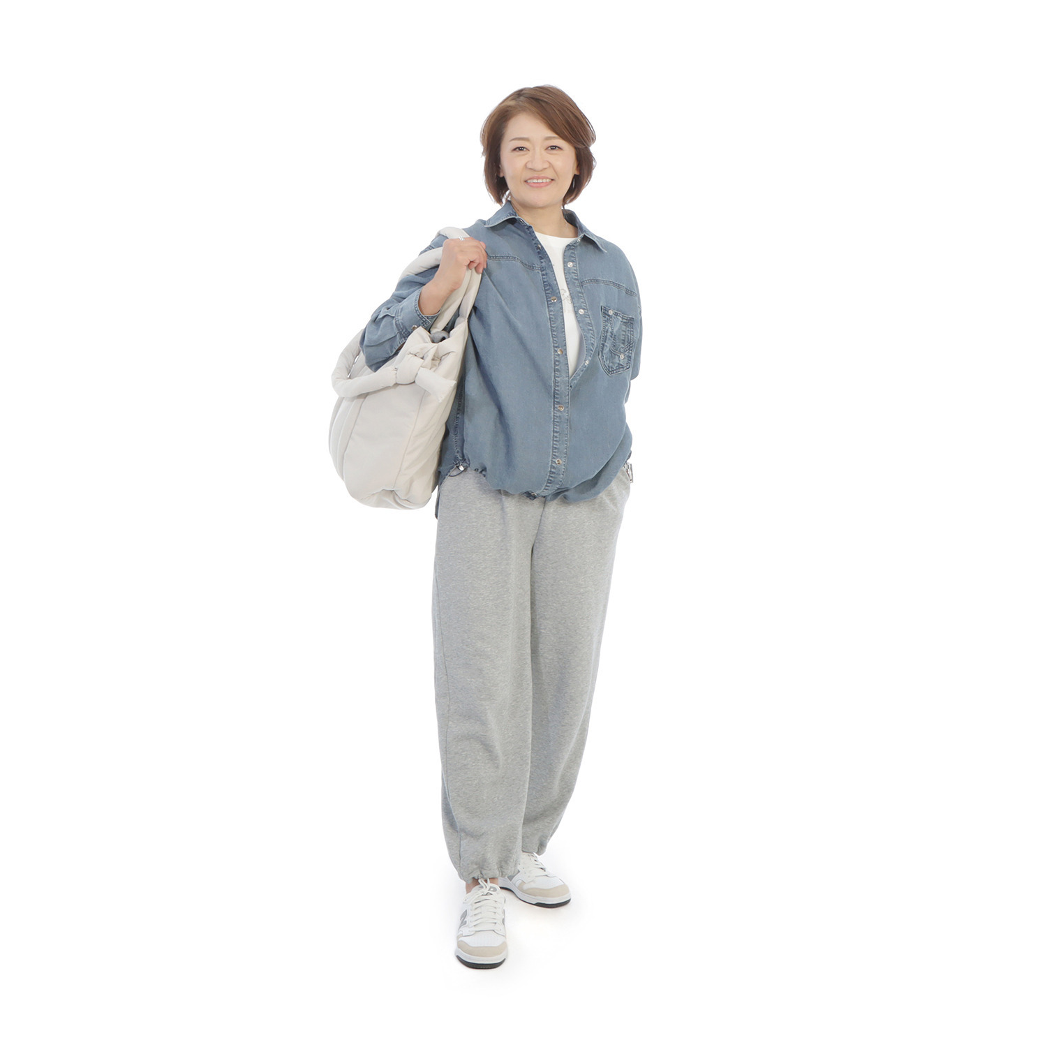 ヘブンアンドアース 接触冷感 アンティーク加工 デニムシャツ