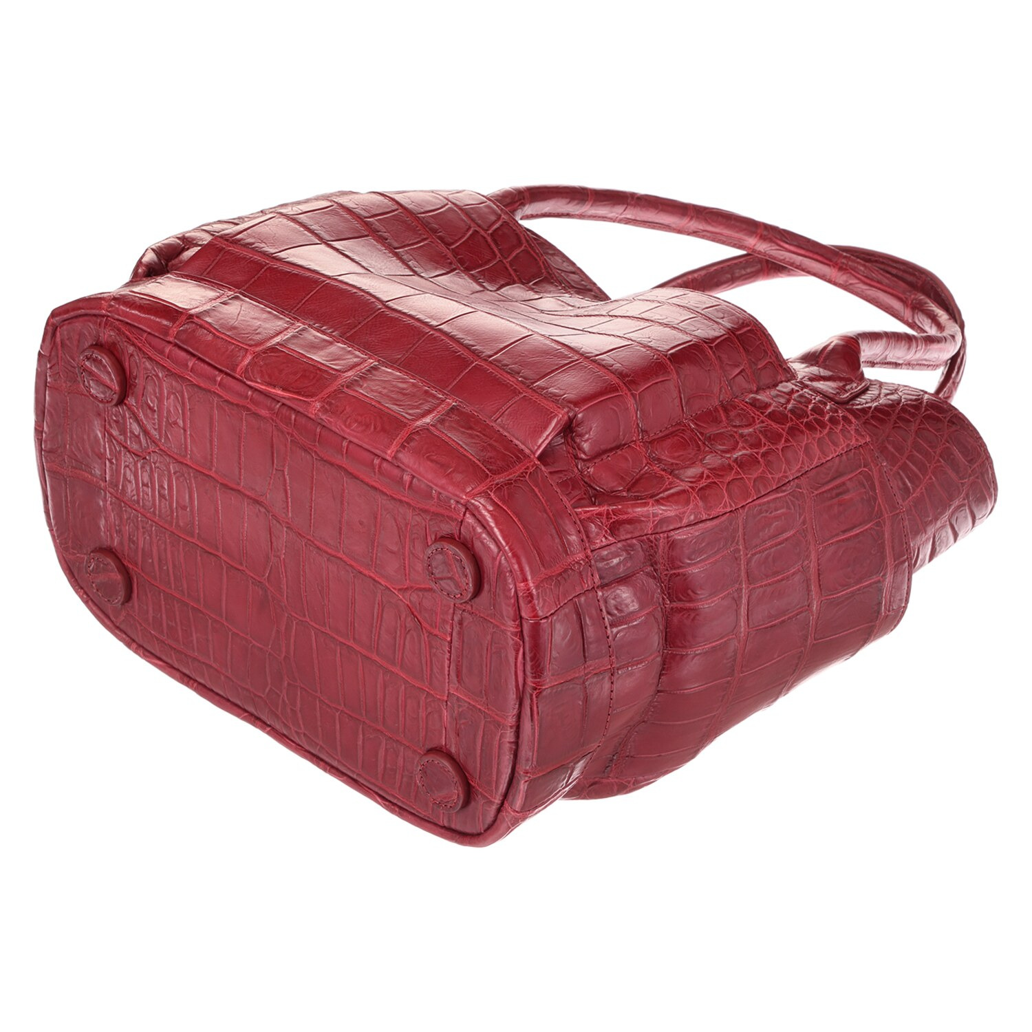 アルムコ マットクロコダイル トートバッグ＆ イタリアンレザー ポシェット