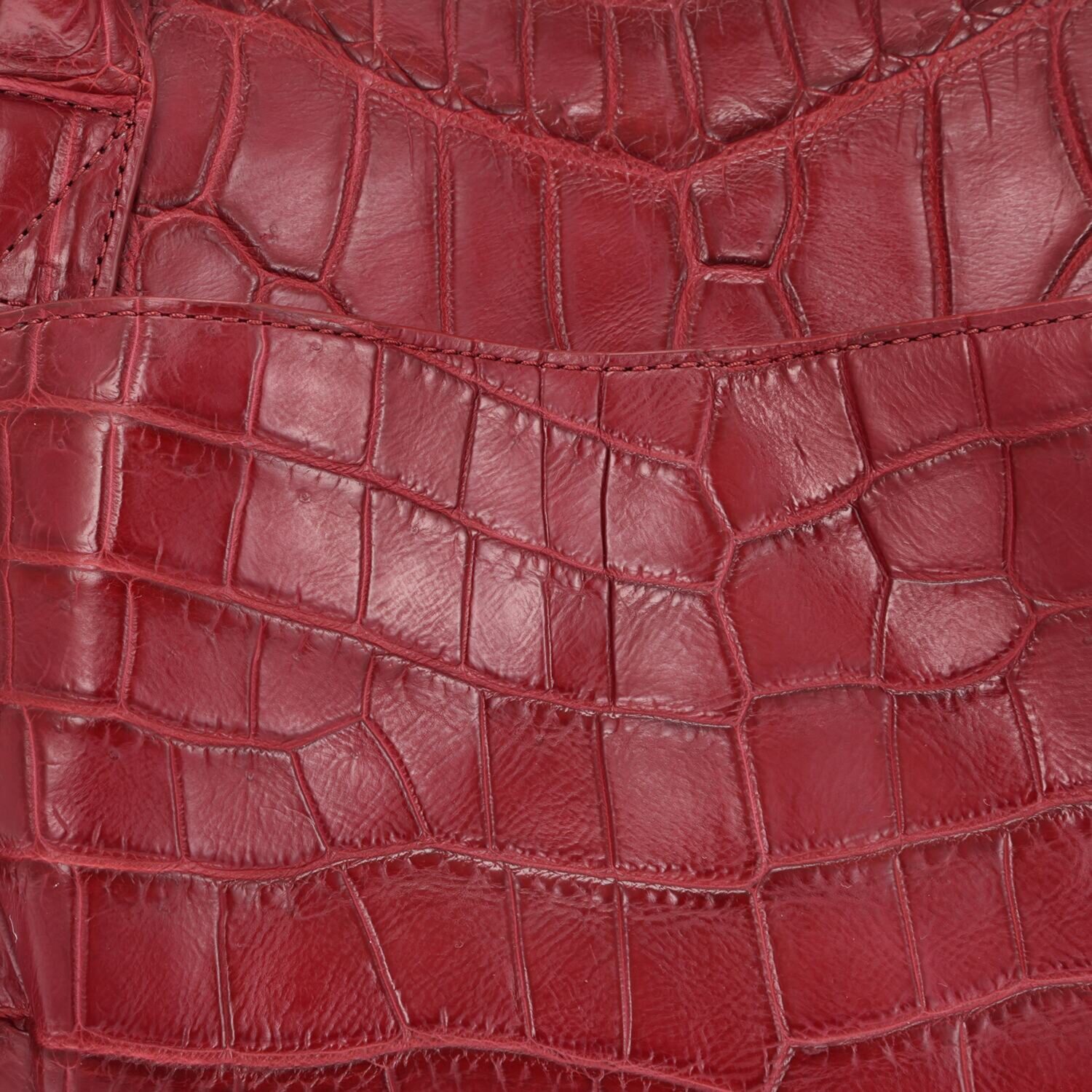 アルムコ マットクロコダイル トートバッグ＆ イタリアンレザー ポシェット