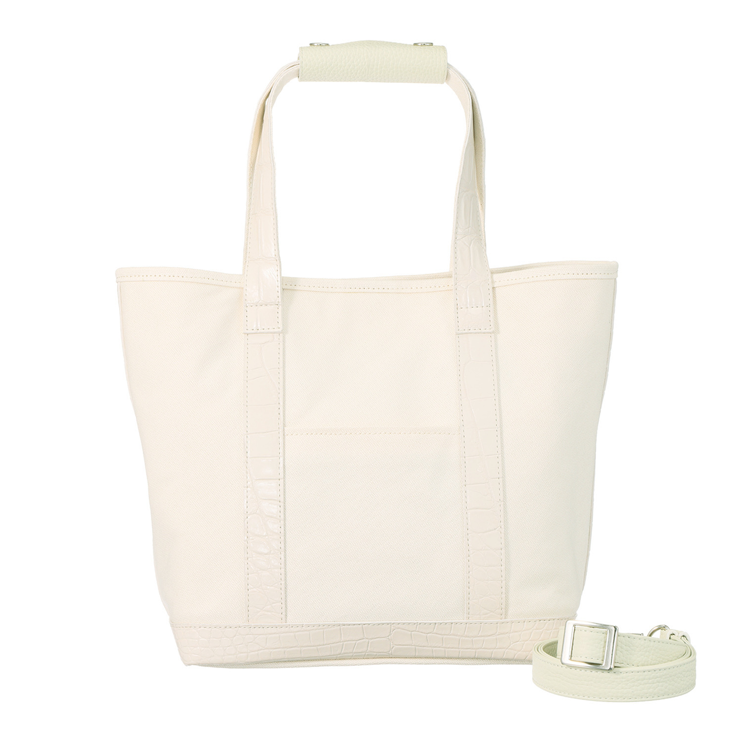 アルムコ 帆布＆クロコダイル コンビネーションバッグ