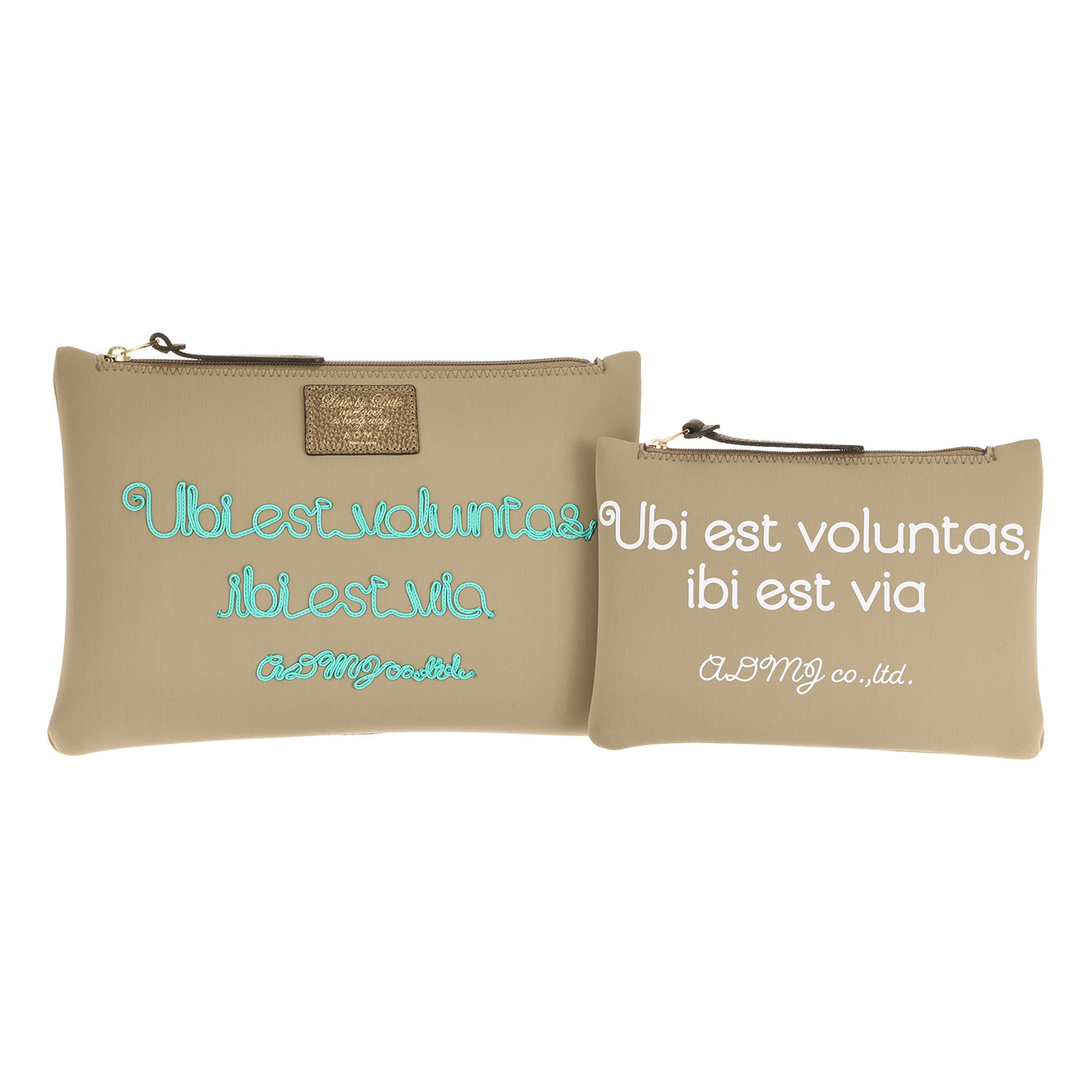 エーディーエムジェイ 魔法のように軽い マジックライト（Ｒ） ポーチ大小２点セット