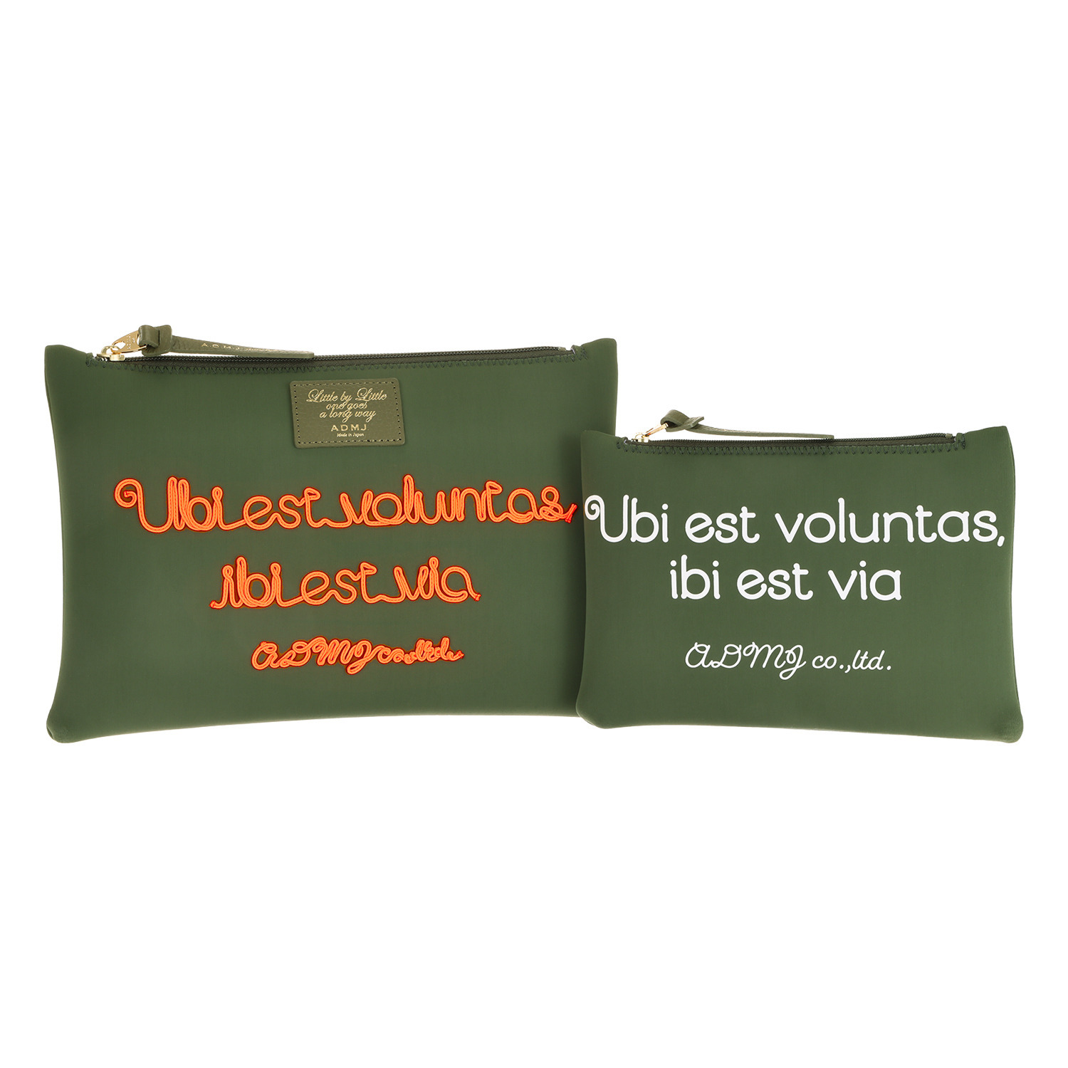 エーディーエムジェイ 魔法のように軽い マジックライト（Ｒ） ポーチ大小２点セット