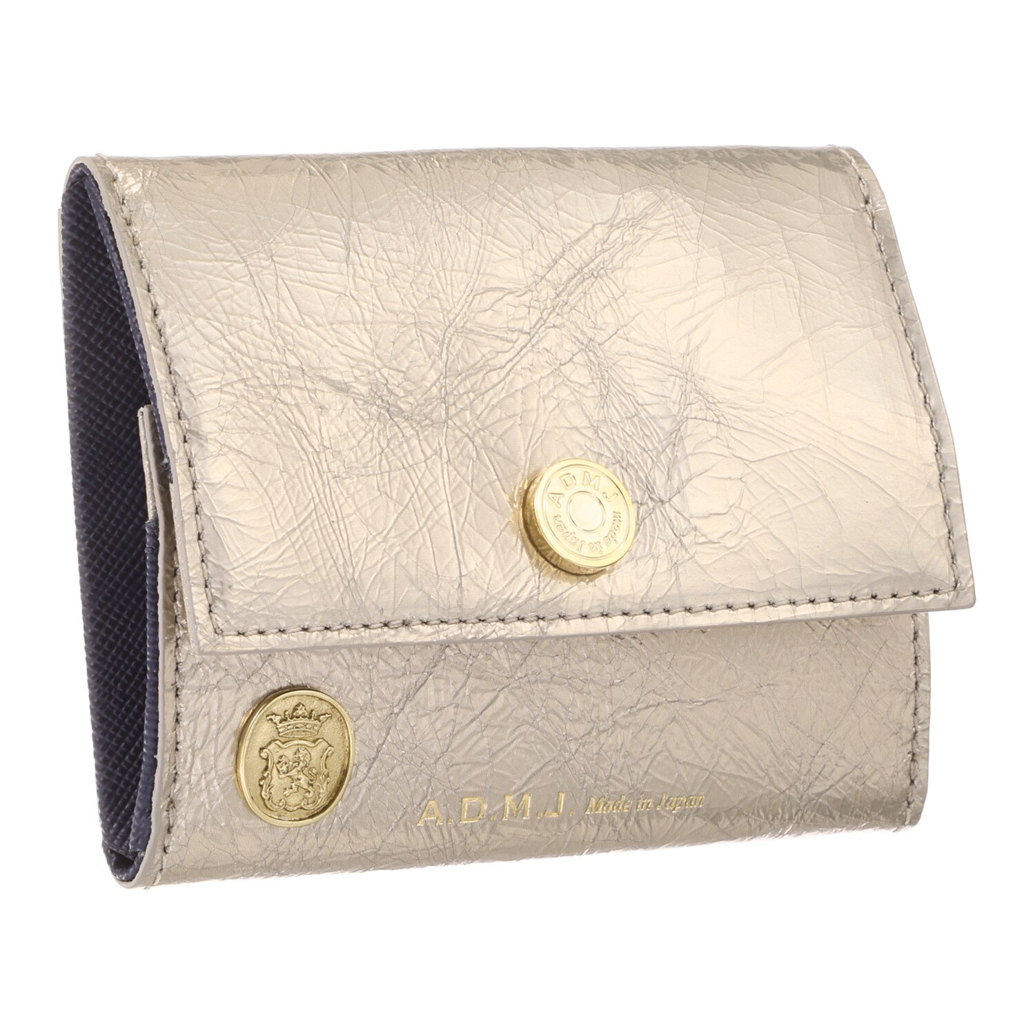 エーディーエムジェイ イタリアンレザー コイン＆パスケース
