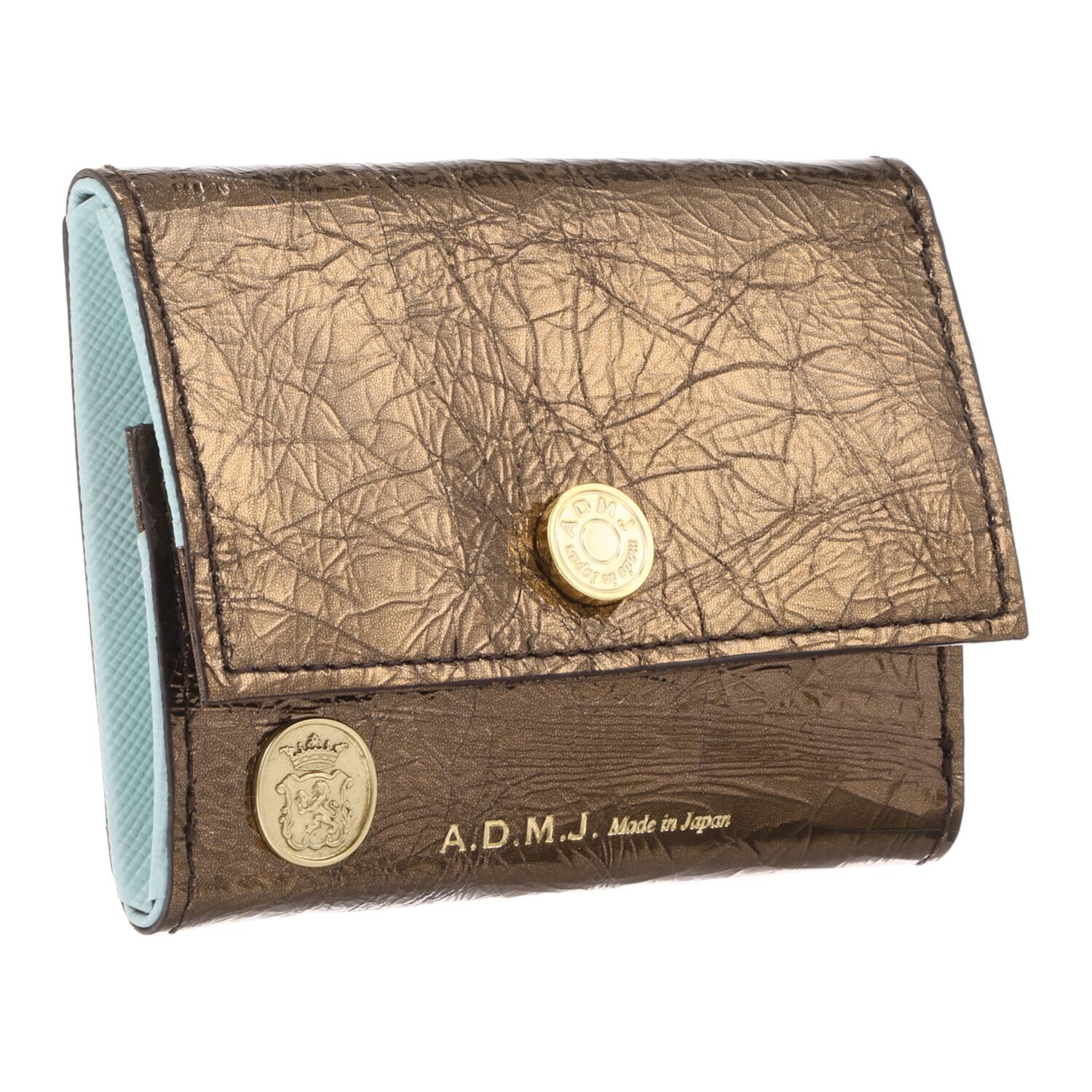 エーディーエムジェイ イタリアンレザー コイン＆パスケース