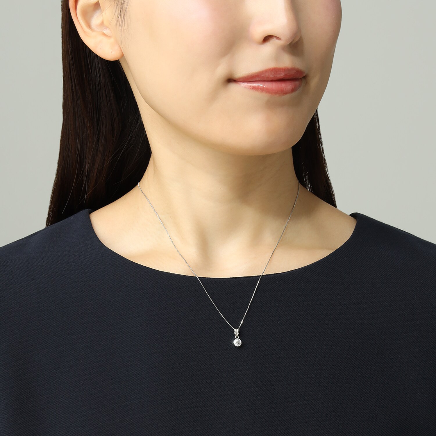 ネクストダイヤモンド ニューヨーク プラチナ９００ ０．５カラットＵＰ ラボクリエイティッド ダイヤモンド １粒ペンダントトップ