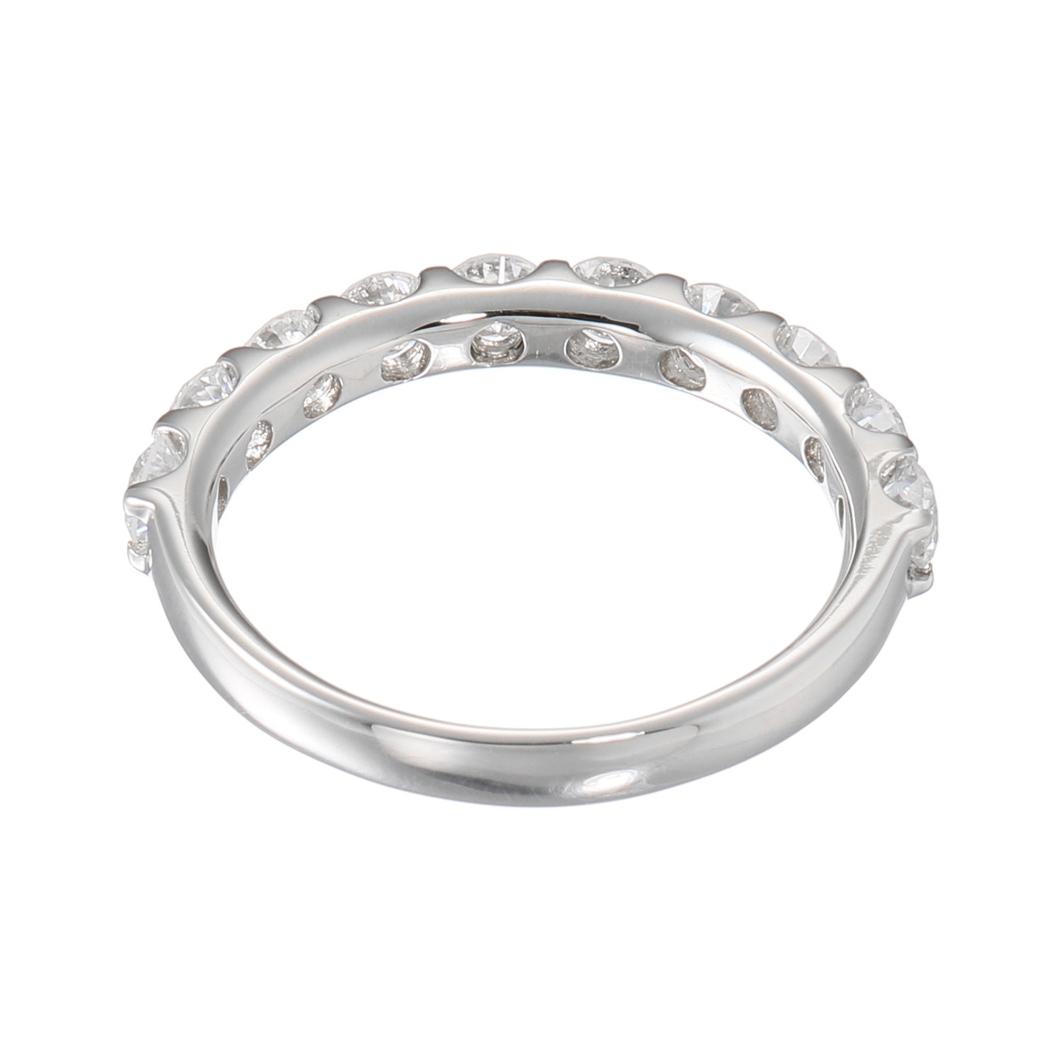 ネクストダイヤモンド ニューヨーク プラチナ９００ ラボクリエイティッド ダイヤモンド ハーフエタニティリング