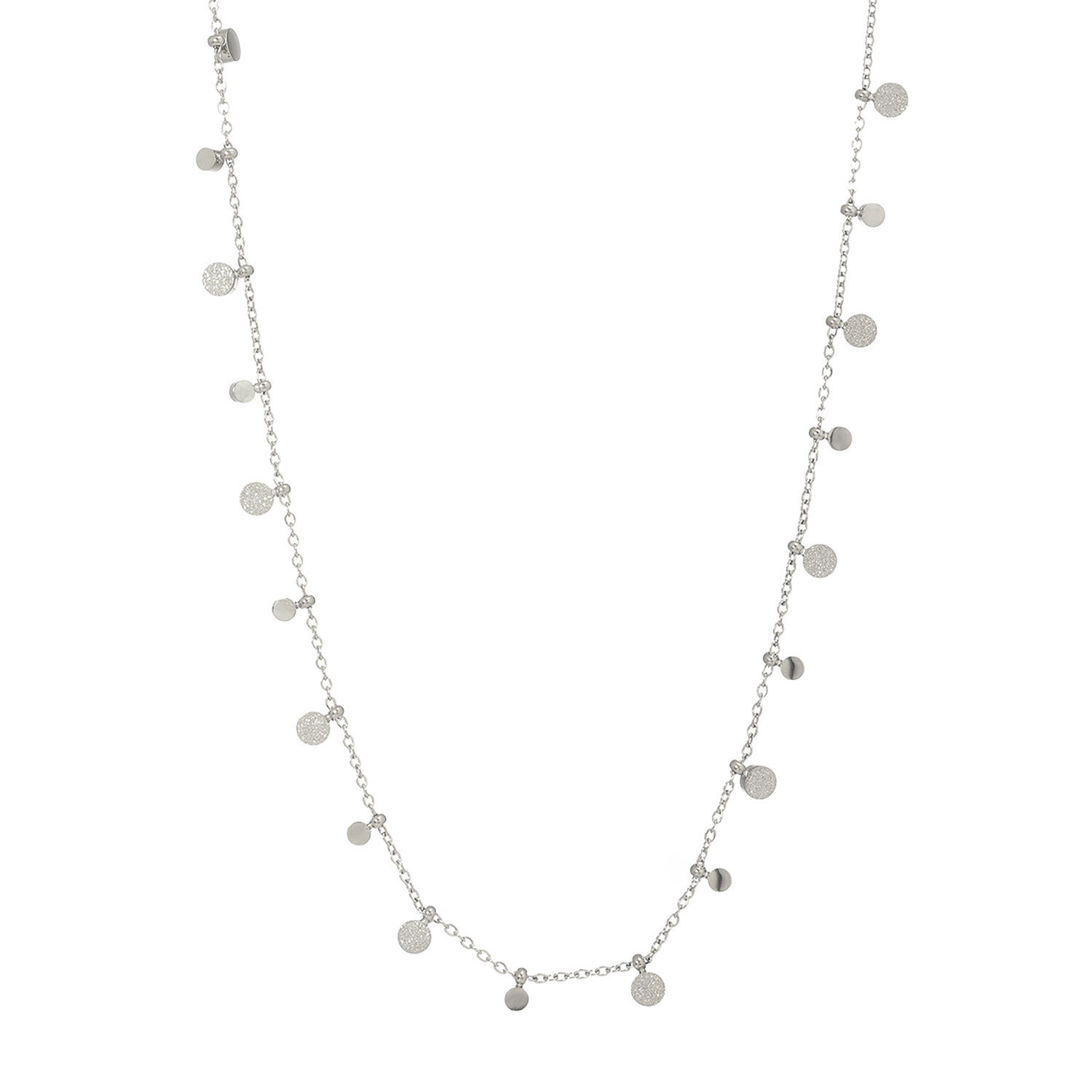 キラレ ステンレス ラウンドチャーム トゥインクルシャワー ネックレス