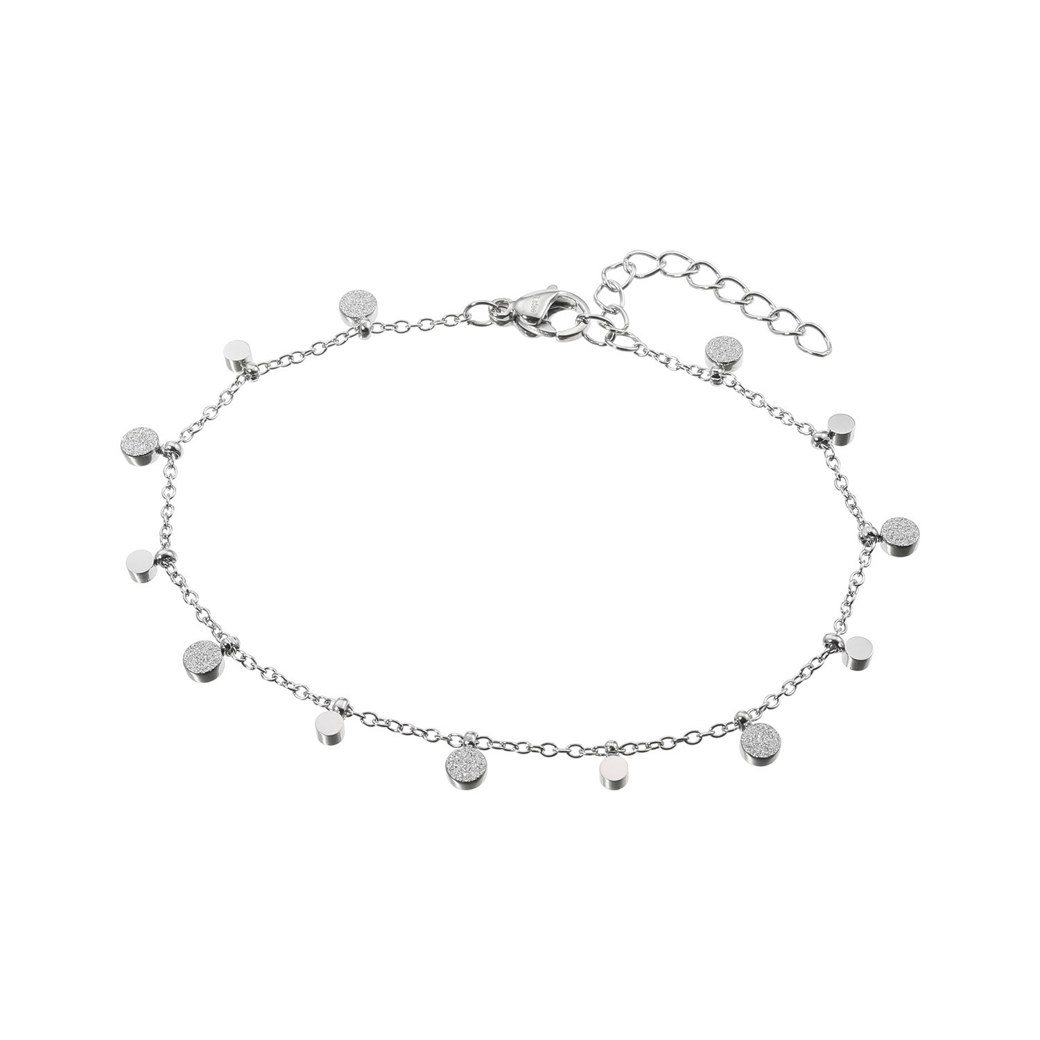 キラレ ステンレス ラウンドチャーム トゥインクルシャワー ブレスレット