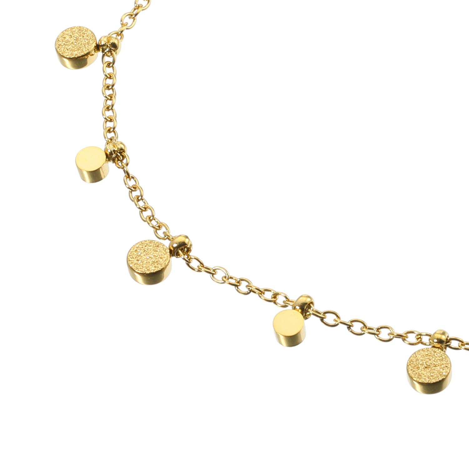 キラレ ステンレス ラウンドチャーム トゥインクルシャワー ブレスレット