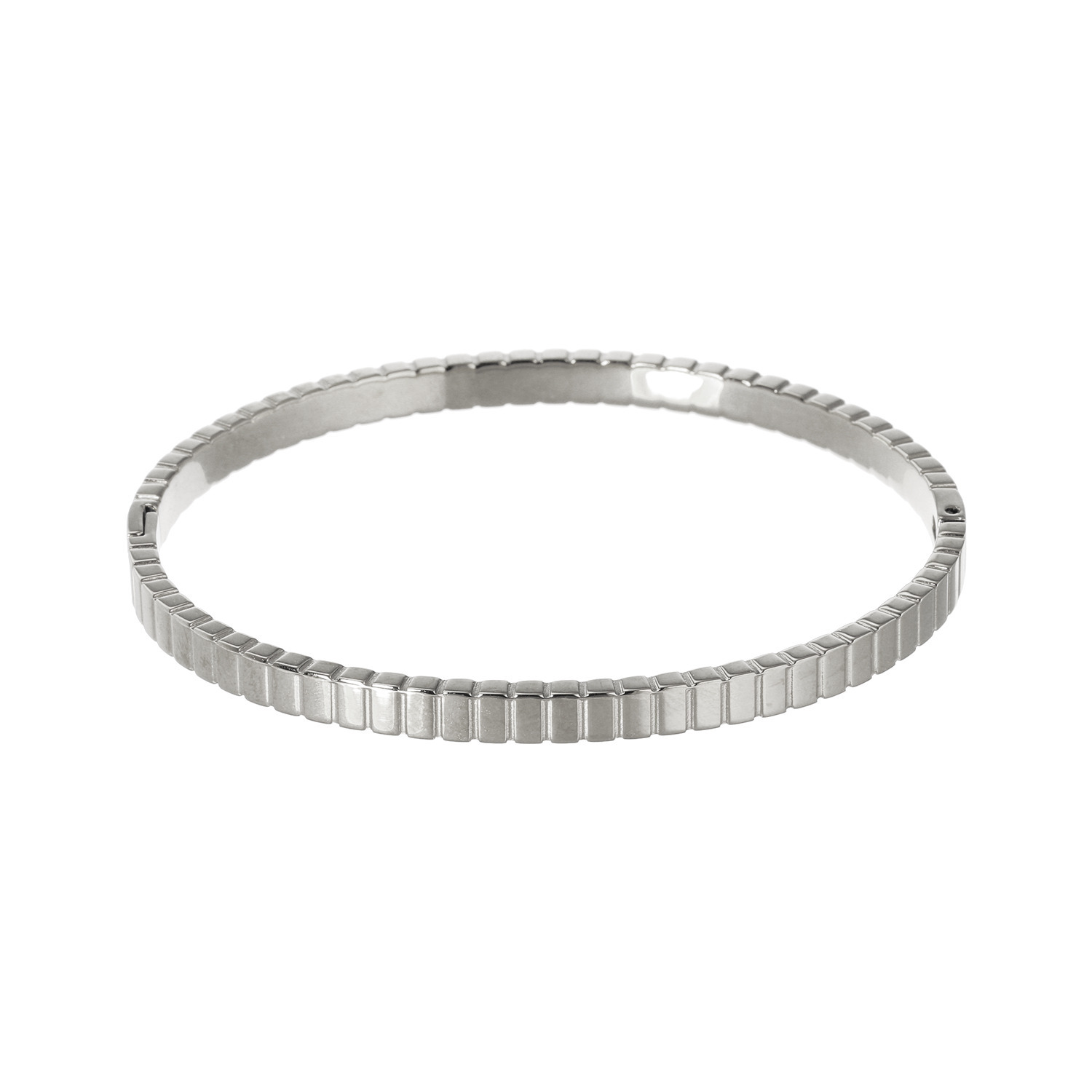 キラレ ステンレス ストレートカットライン クラシックバングル