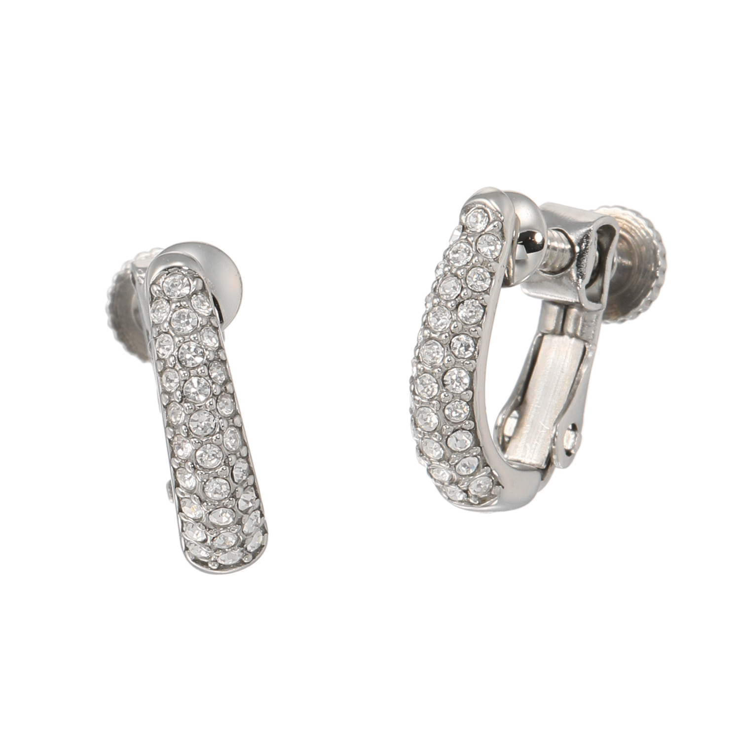 キラレ ステンレス プレシオサ社製 クリスタルガラス パヴェイヤリング／ピアス