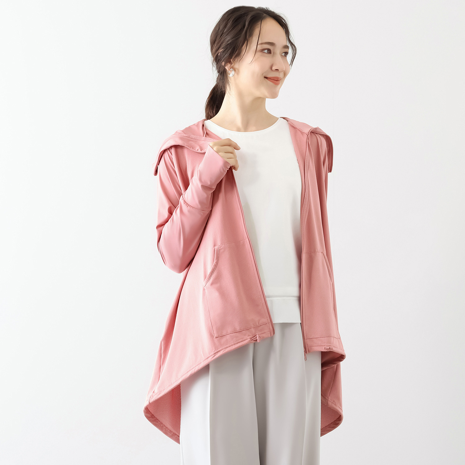 ２０２６年新作見参！ ＵＶカット加工 肌の露出を抑え 冷感生地にもこだわった 忍者パーカーリュクス 極クール