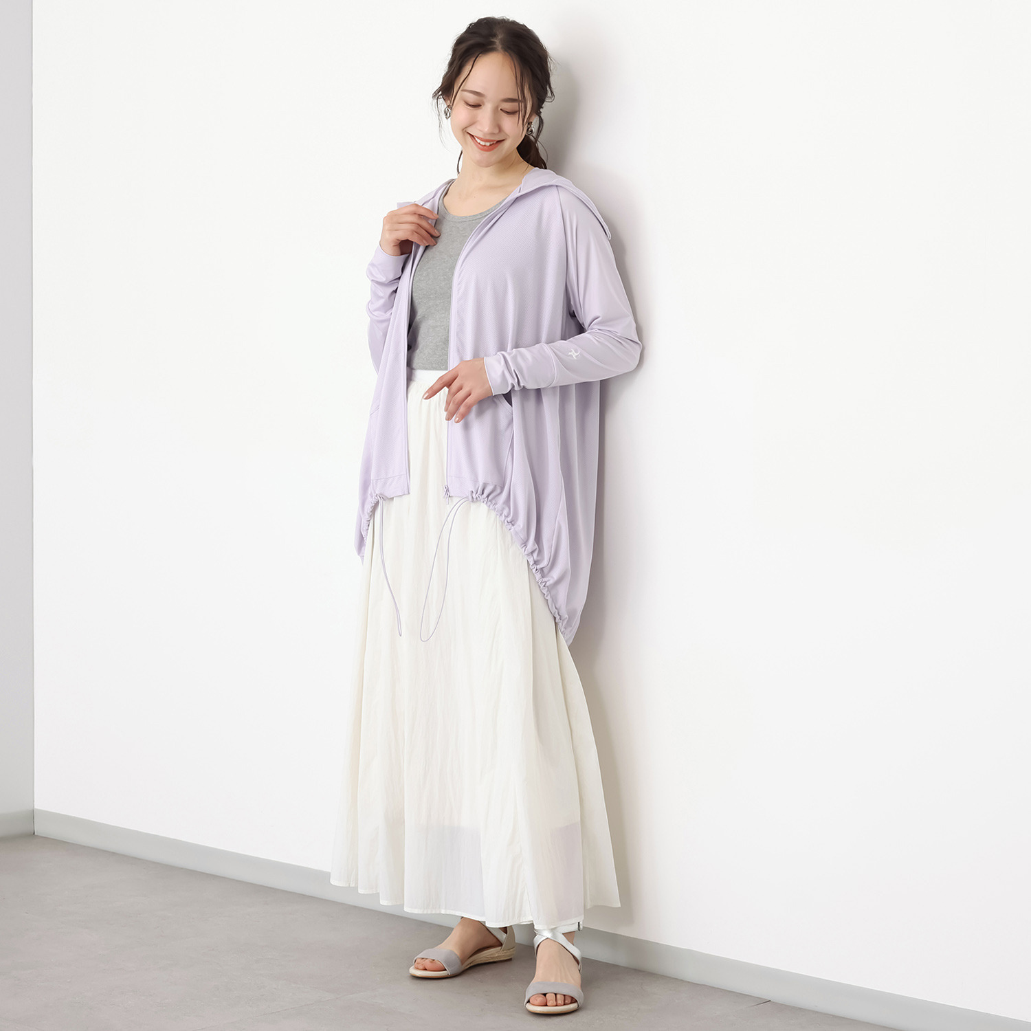 ２０２６年新作見参！ ＵＶカット加工 肌の露出を抑え 冷感生地にもこだわった 忍者パーカーリュクス 極クール