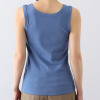 アントワブラン コットン混ストレッチ リブ編 タンクトップ