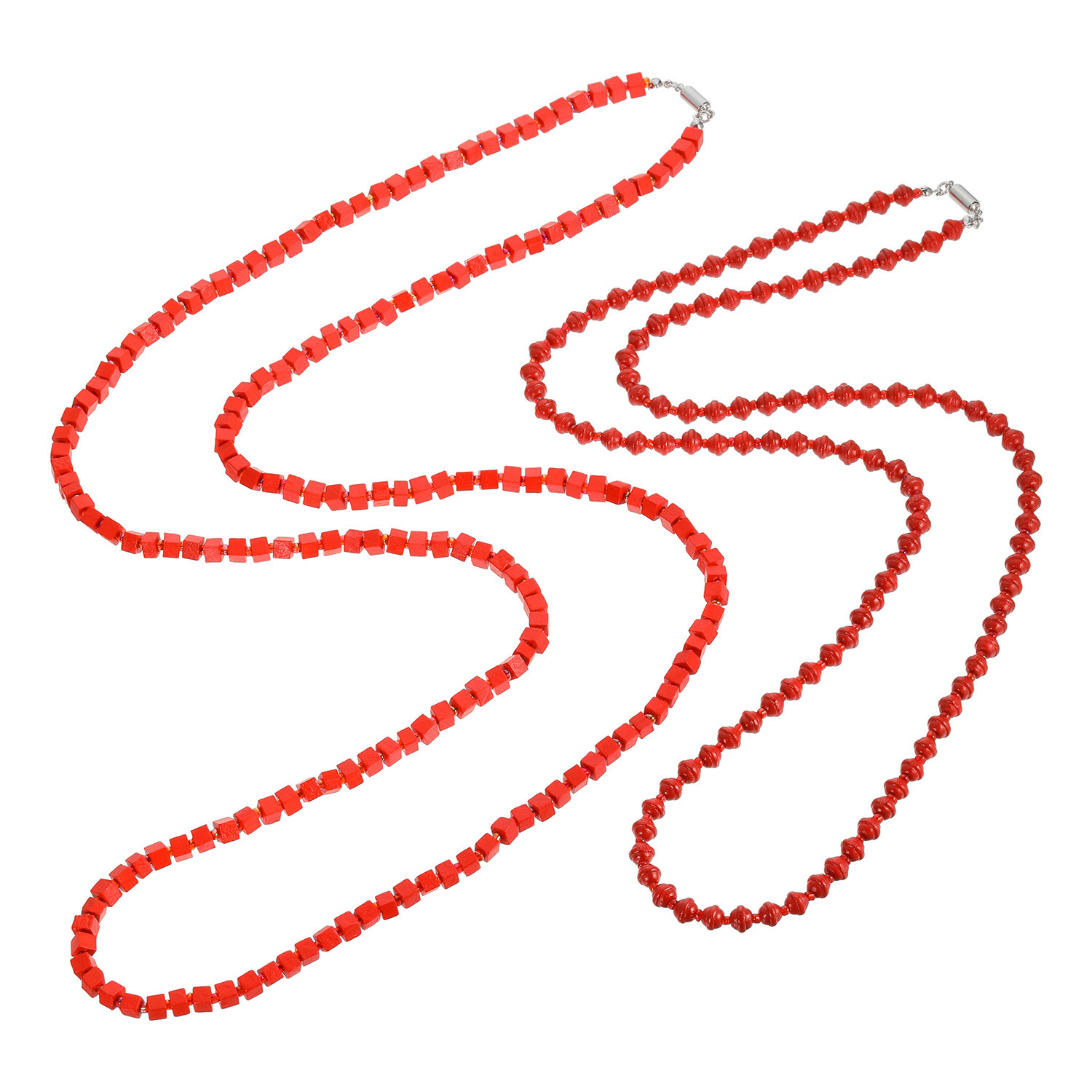 ジアンフィロンドン パシュミナ ロングネックレス ２本セット