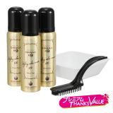 お出かけ前に簡単白髪染め 使うたびに染まる！...