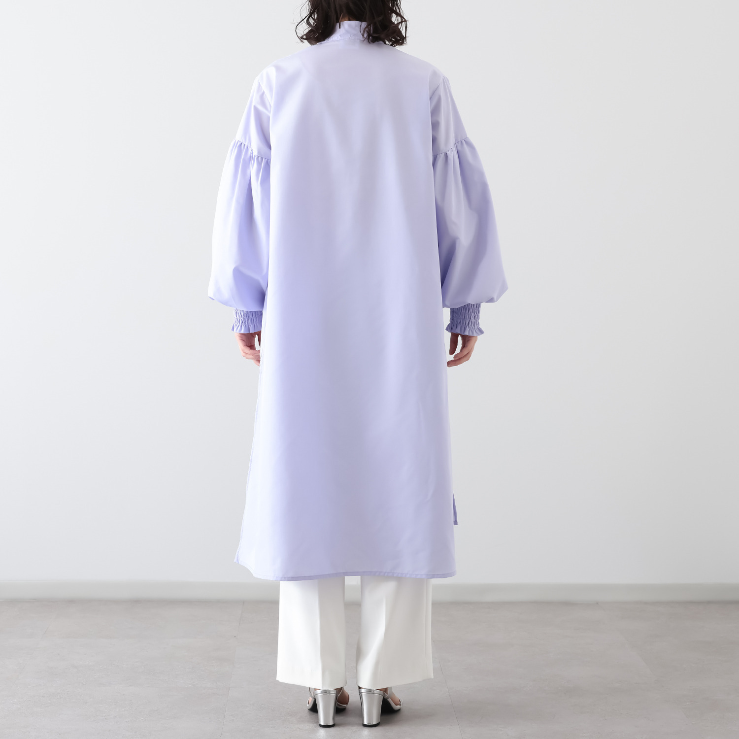 ワンピース セレクト　バイ　カワル ぽわん袖が着映えする！ シワになりにくい チュニックワンピース