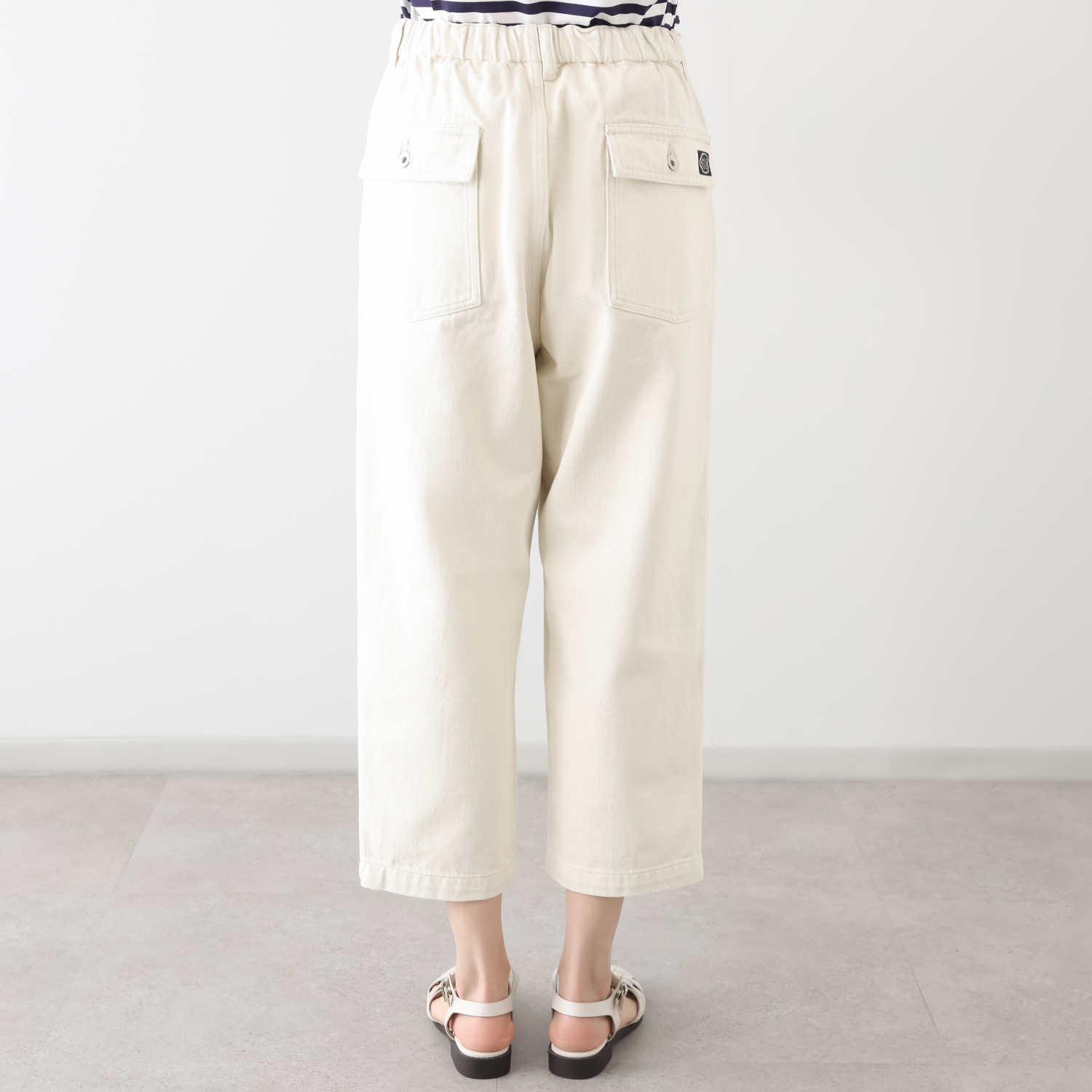 紺屋イチガントウキョウ ライトオンスデニム ベイカーパンツ