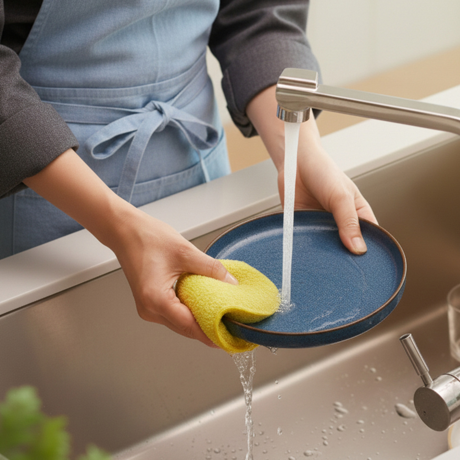 世界１８ヶ国で販売！ ハード面＆ソフト面の 両面使えるマルチスポンジ 絶妙な形状で洗いやすい ピーナッツマイスター １０枚セット