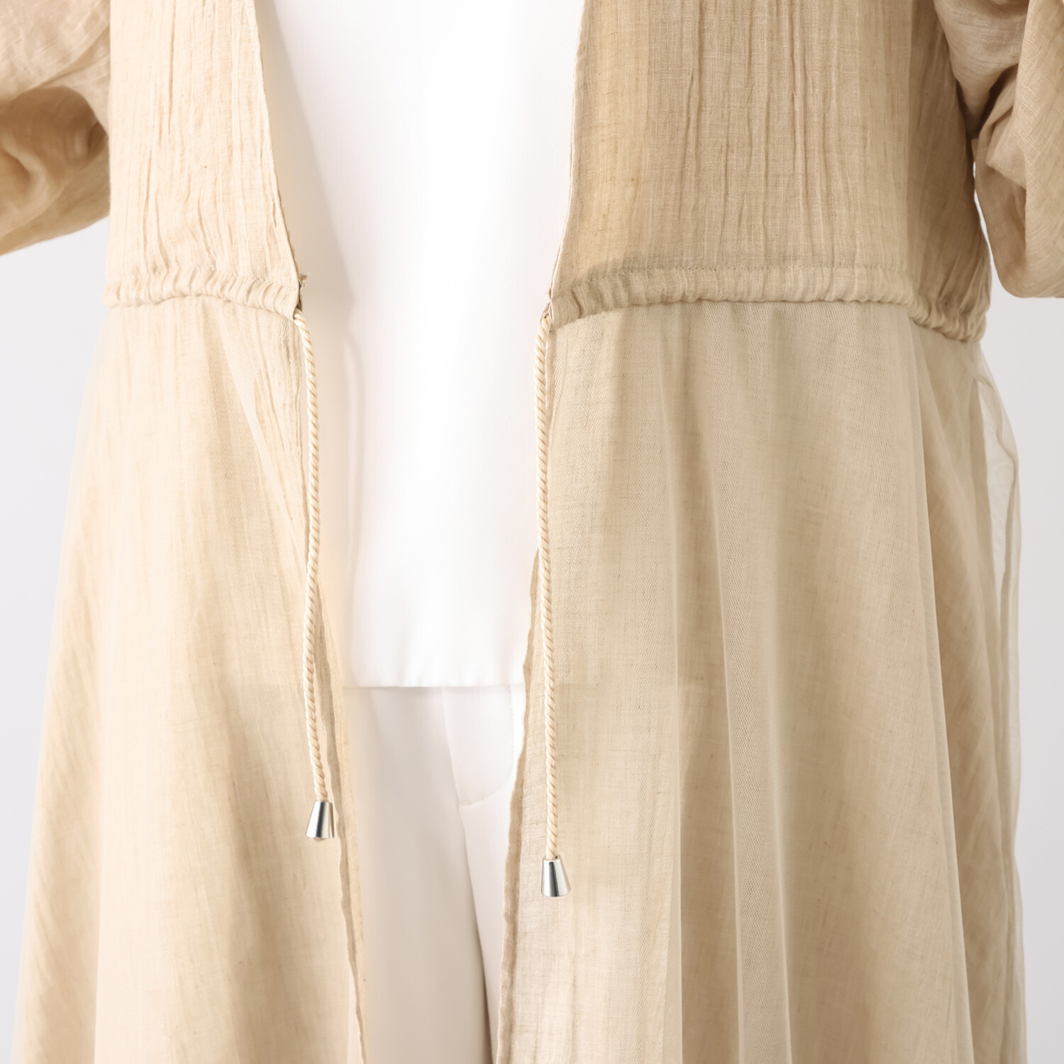 ラブソル エアリーワッシャー ロングカーディガン