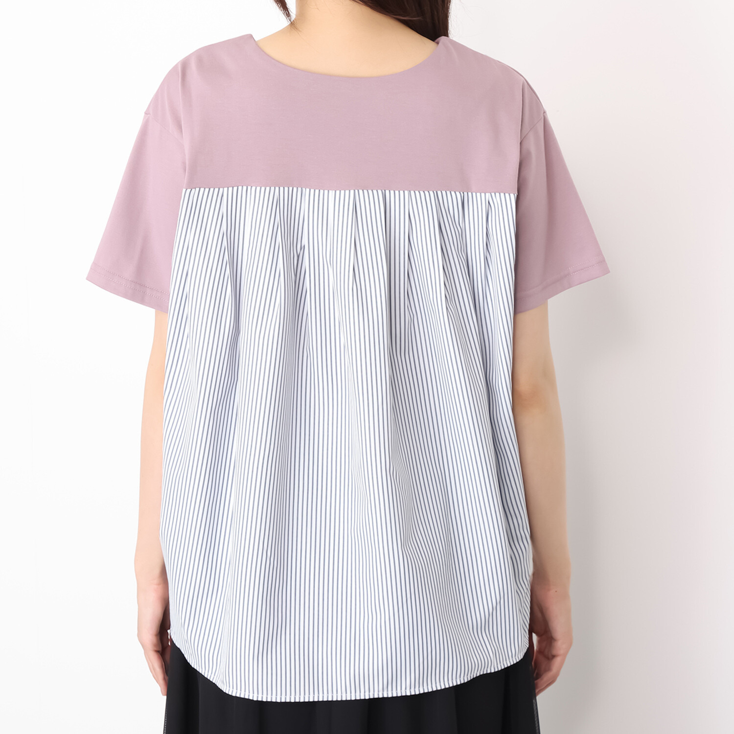 ラブソル 異素材テール コンビトップス